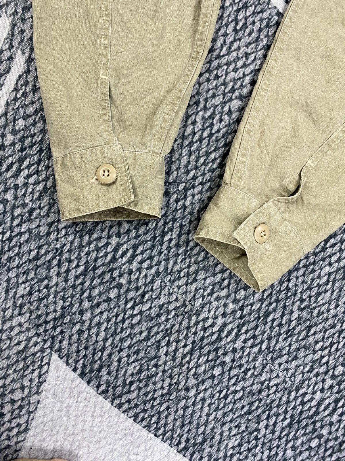 Vintage Vintage Blue Way Military Style Zipper Cotton Jacket Size US M / EU 48-50 / 2 - 8 Thumbnail