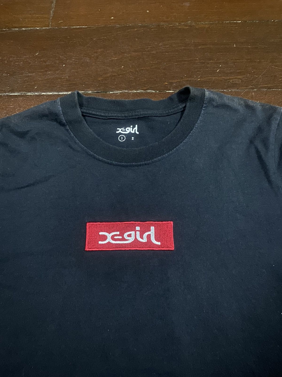X-Girl × X-LARGE X-girl small box logo tee Size S / US 4 / IT 40 - 5 Thumbnail
