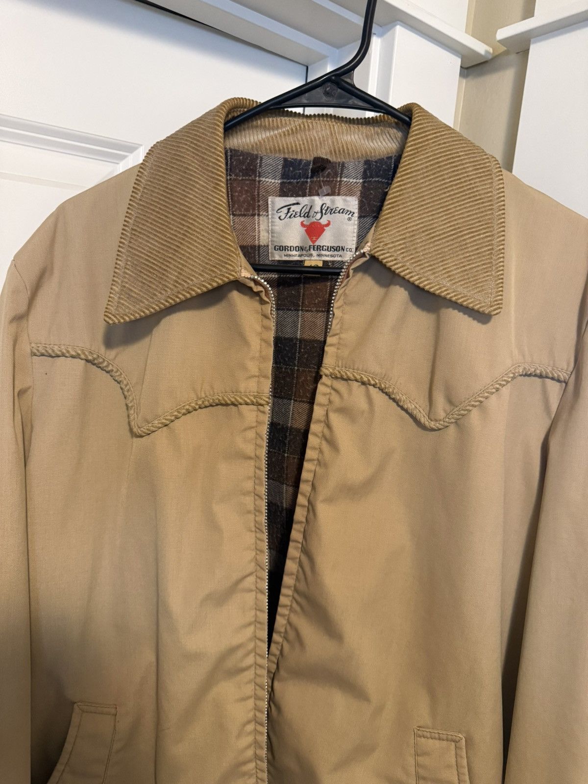Field & Stream 1950s Field & Stream Mens Jacket cowboy rope western vintage Size US L / EU 52-54 / 3 - 1 Thumbnail