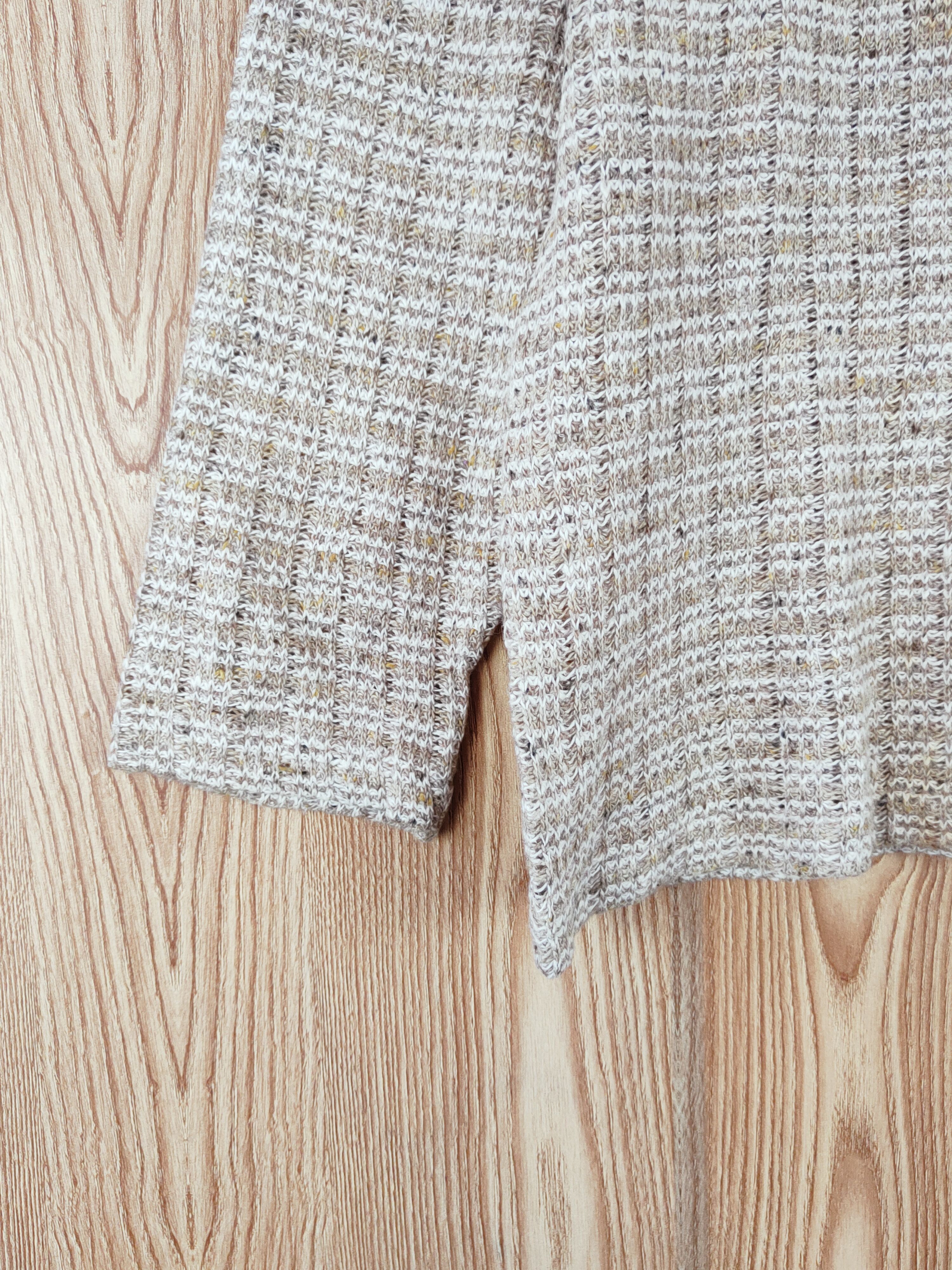 Homespun Knitwear × Japanese Brand × Vintage Tumkur Brown Mesh Net Knitwear vintage #W821 Size US M / EU 48-50 / 2 - 4 Thumbnail