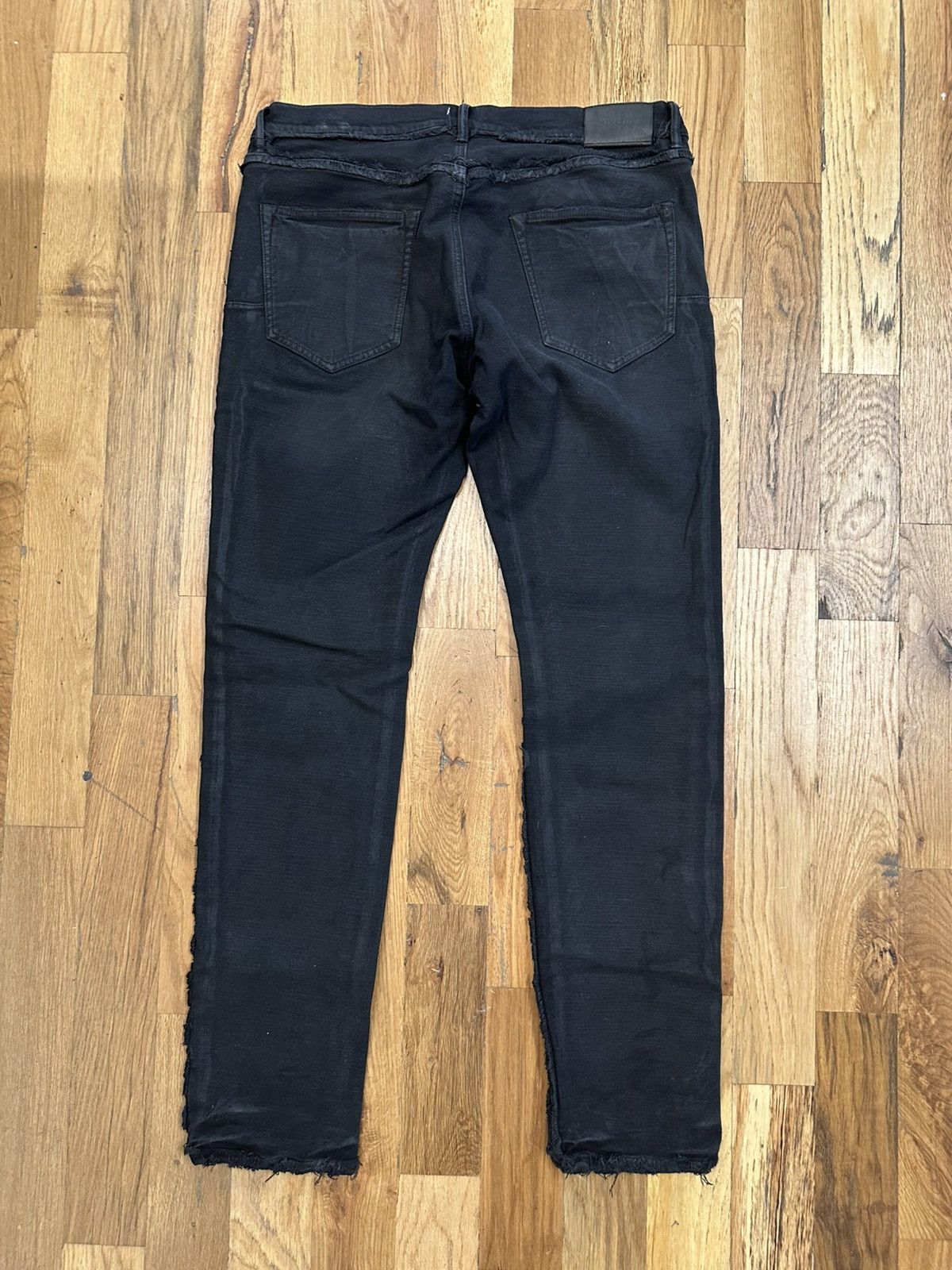Purple Brand Purple Brand Inside Out Black Denim Jeans Size 36 Size US 36 / EU 52 - 2 Thumbnail