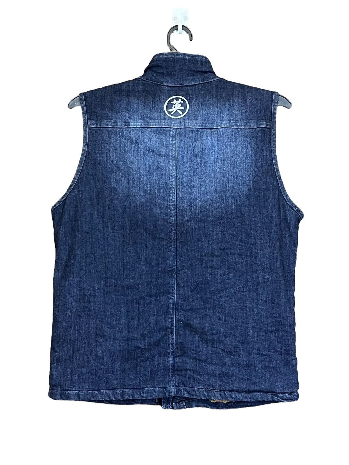 Toyo Enterprises JAPANESE BRAND TORAICHI SHEEP BOA WORKWEAR DENIM VEST Size US L / EU 52-54 / 3 - 2 Thumbnail