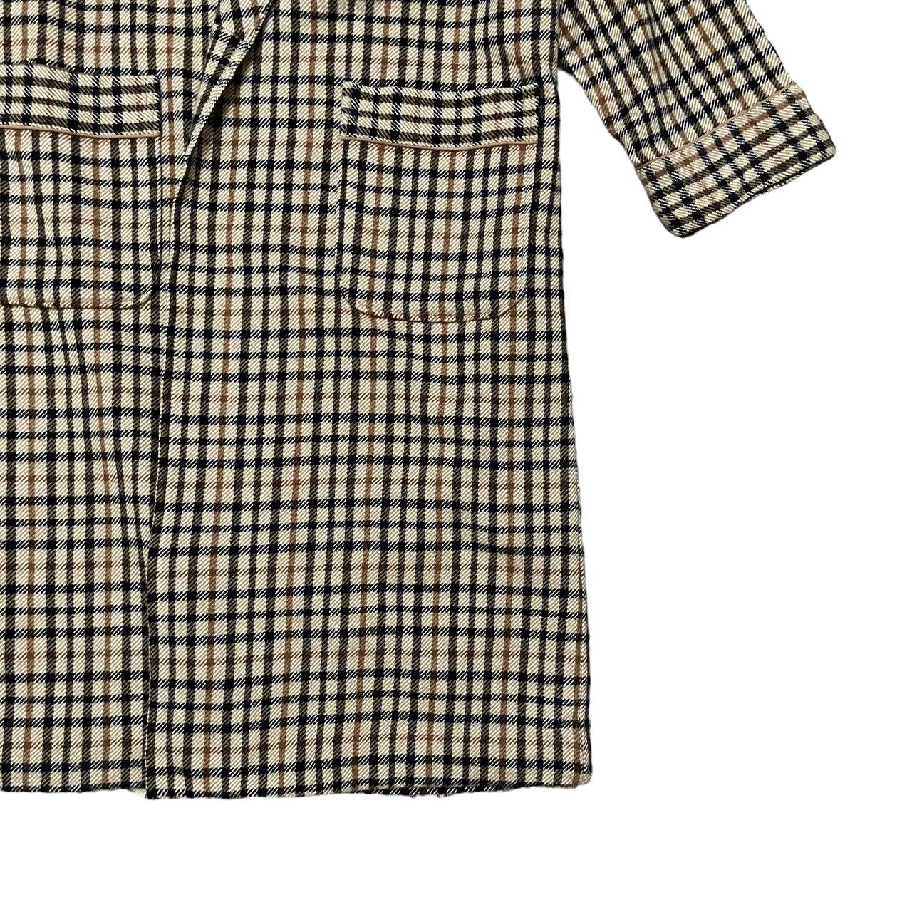 DAKS Vintage Daks London Checkered Wool Bathrobe Size US L / EU 52-54 / 3 - 4 Thumbnail