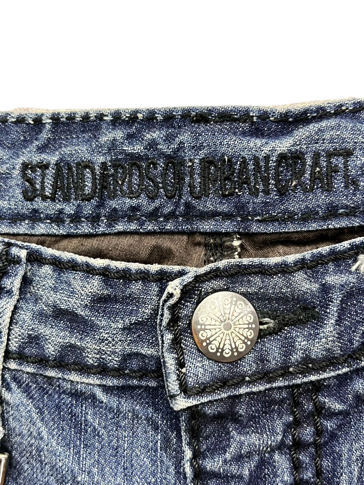 Craftsman STANDARDS OF URBAN CRAFT Charcoal Clawmark Bleach Wash Flare Size US 31 - 8 Thumbnail