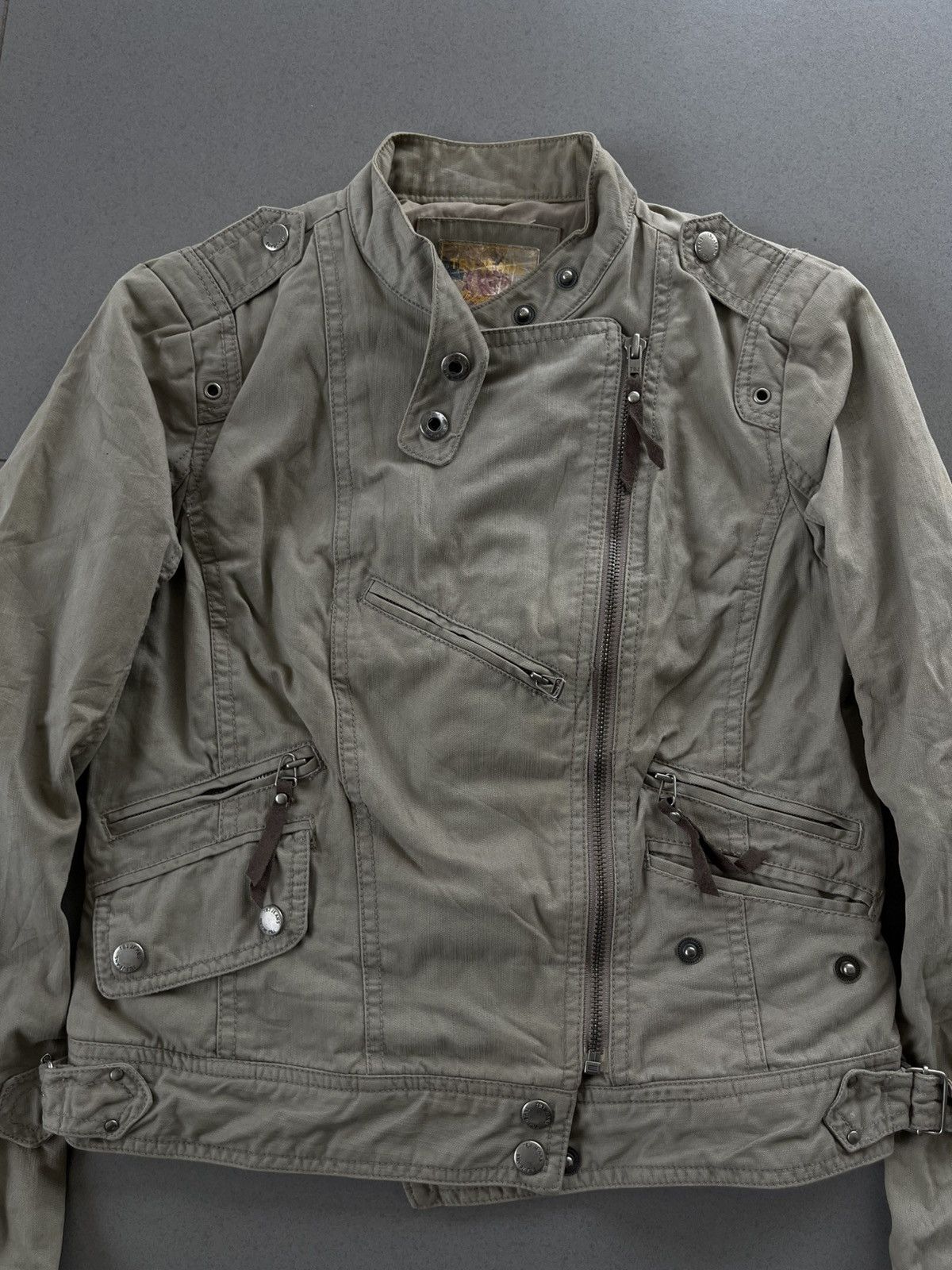 If Six Was Nine JAPANESE TBJ JEANS BONDAGE BIKERS VKEI PUNK STYLE JACKET Size S / US 4 / IT 40 - 2 Thumbnail