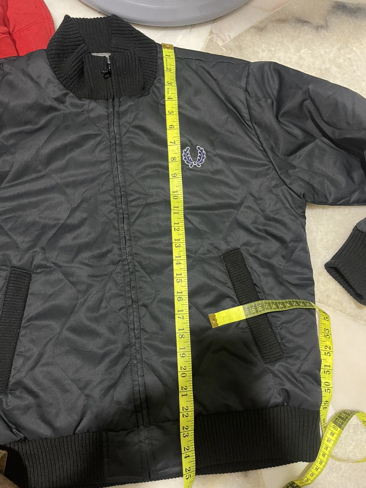 Fred Perry Vintage Fred Perry Quilted Bomber Jacket 11 Size US M / EU 48-50 / 2 - 14 Thumbnail