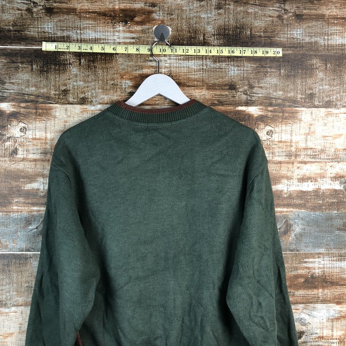 Japanese Brand Bush Hill vintage Brown Green Sweathshirt #A2514 Size US S / EU 44-46 / 1 - 14 Thumbnail