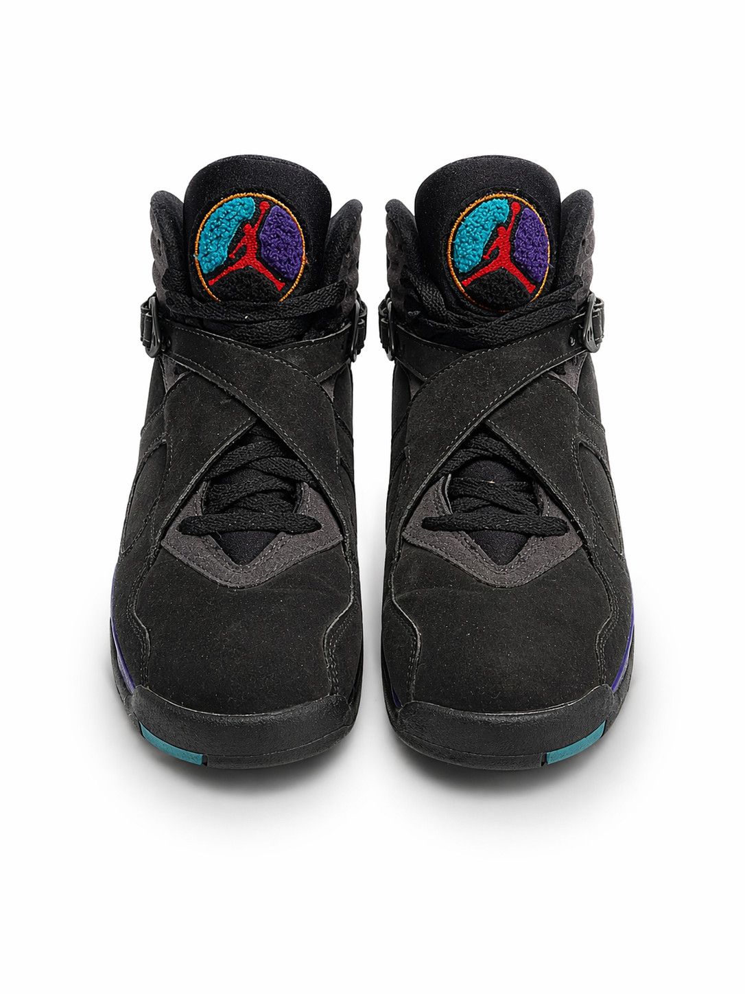 Jordan Brand Air Jordan 8 Aqua 2015 Black Purple SZ 9 Size US 9 / EU 42 - 7 Thumbnail