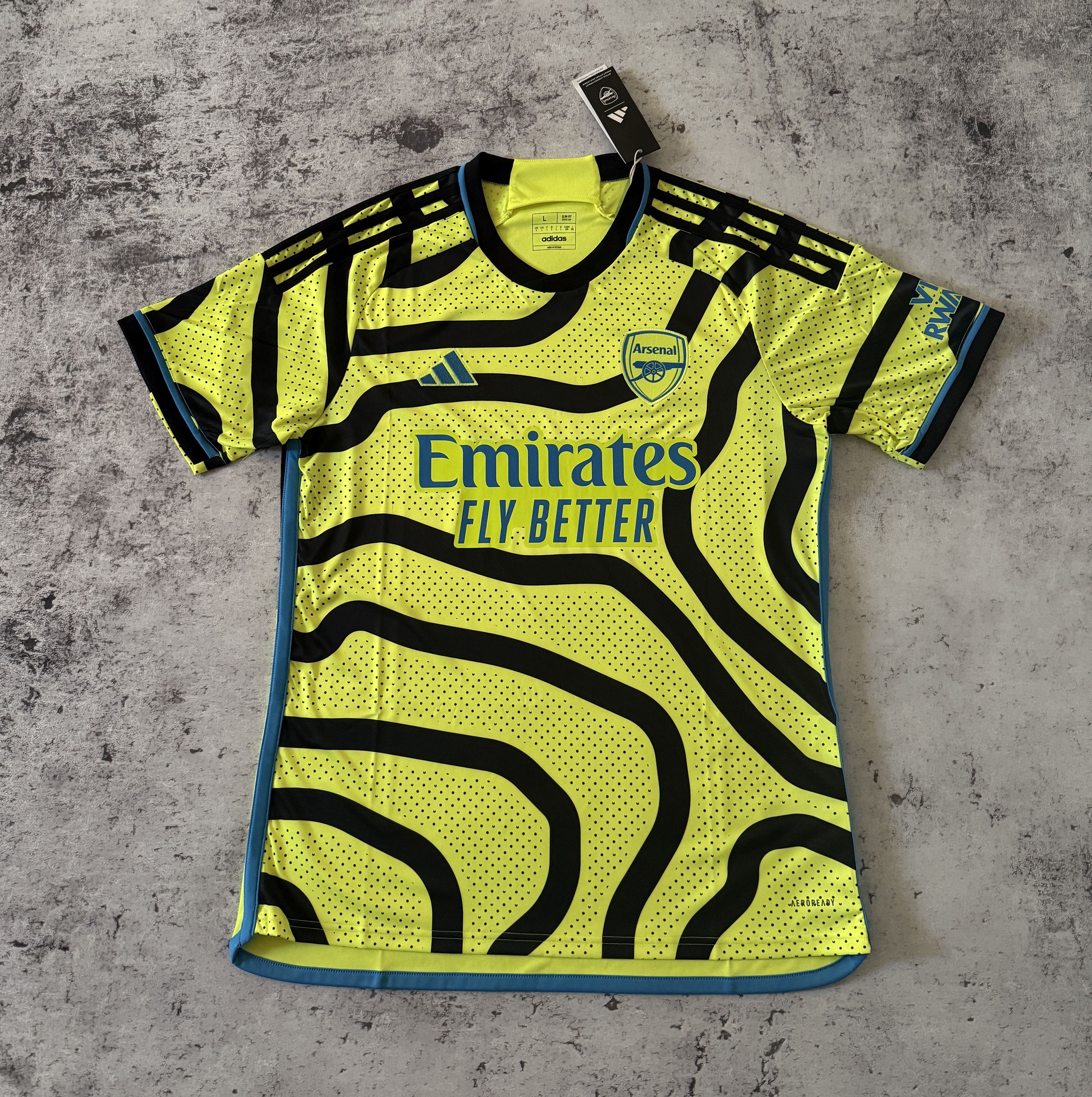 Yellow Jersey Arsenal 2019 3rd Arsenal 2023 2024 THIRD FOOTBALL