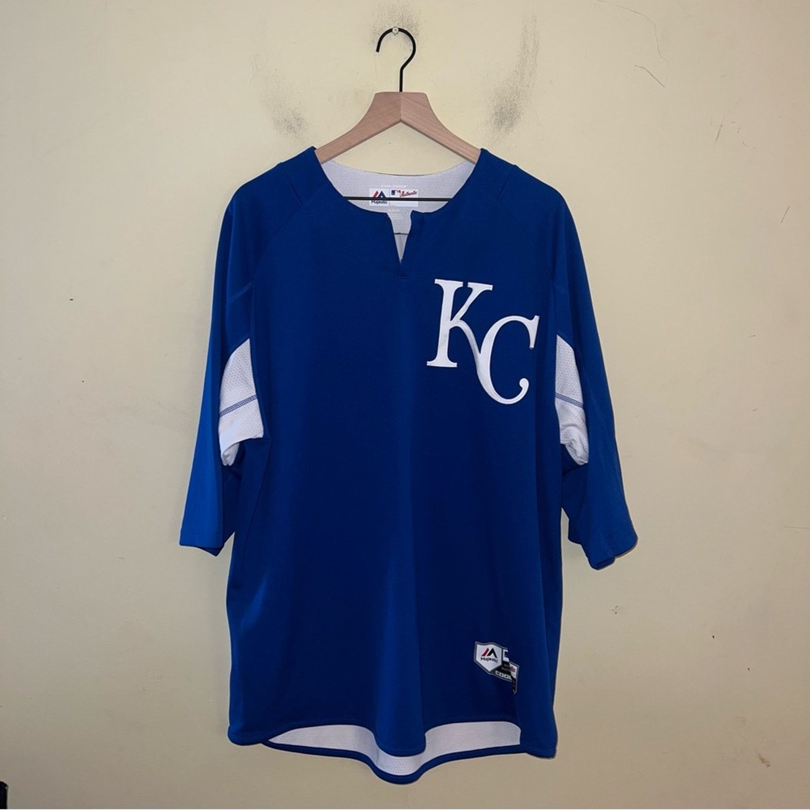 MLB MLB MAJESTIc Kansas City Royals high neck jersey XL Size US XL / EU 56 / 4 - 5 Thumbnail