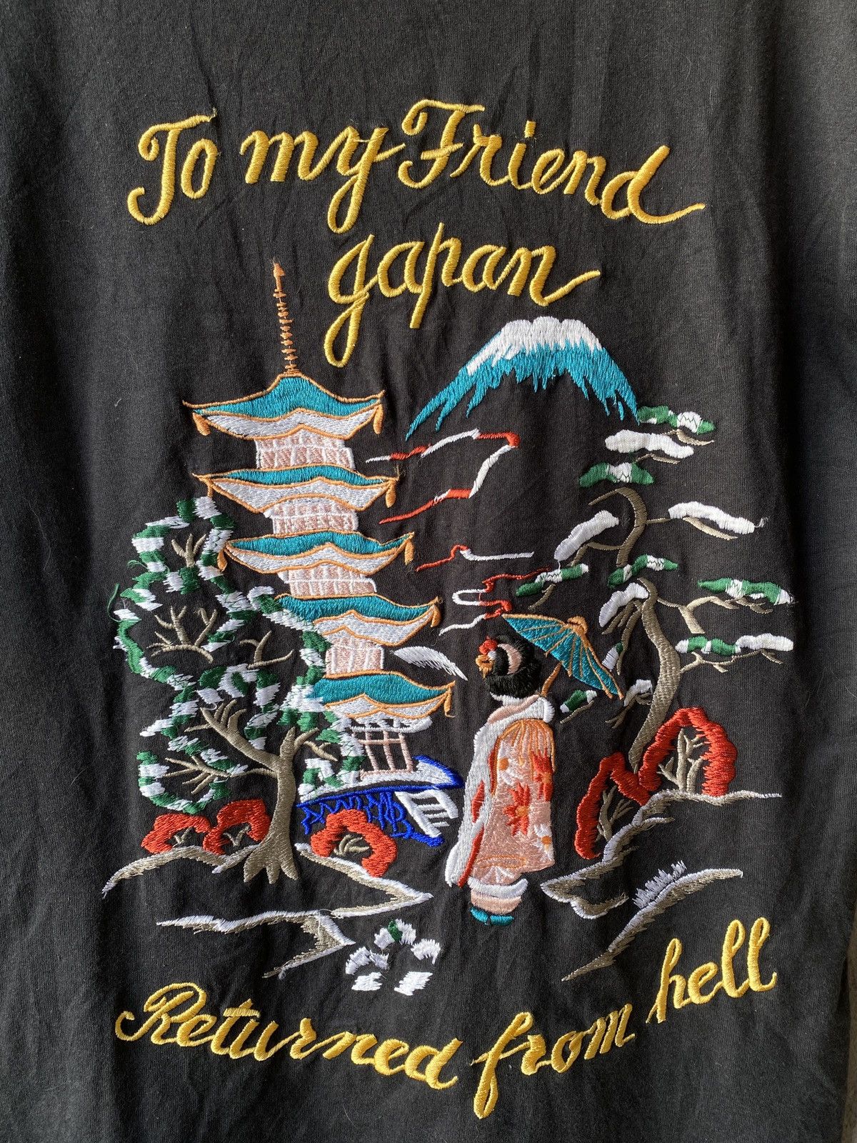 Toyo Enterprises × Vintage Toyo Enterprise Japan Traditional Sukajan T Shirt Size US M / EU 48-50 / 2 - 2 Thumbnail