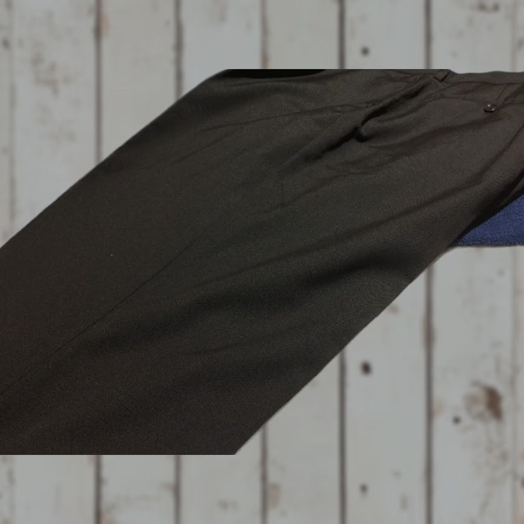 Pronto Uomo Pronto Uomo Men's Big & Tall Dress Pants Black Wool Blend 45x31 Flat Front Size US 44 / EU 60 - 1 Thumbnail