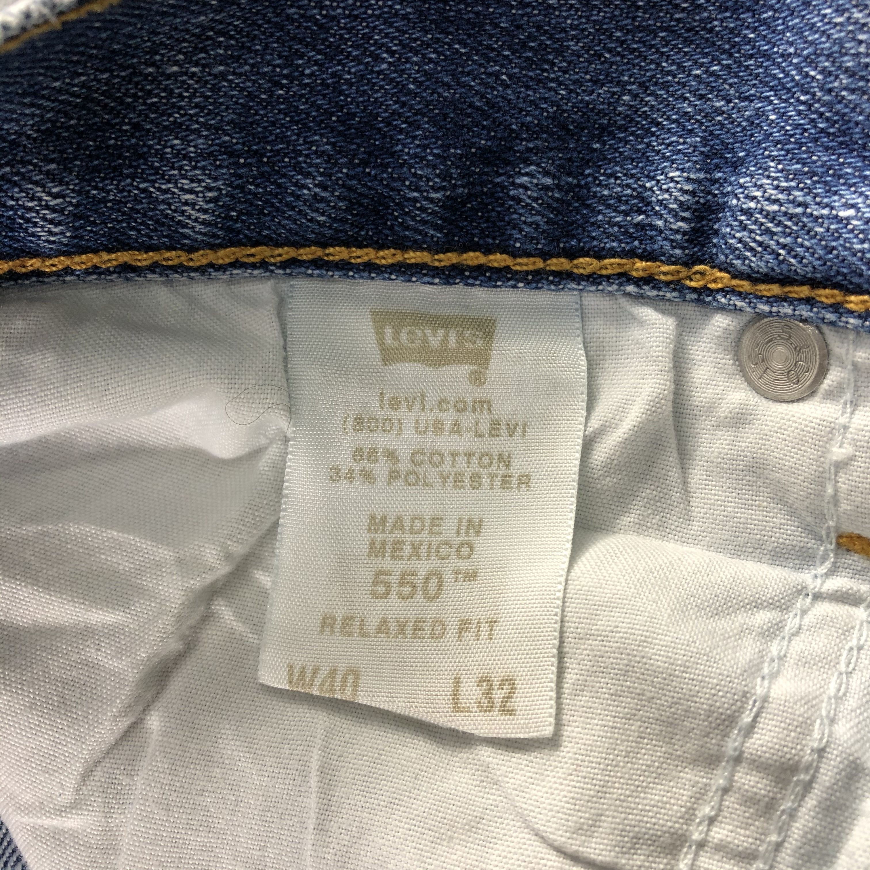 Vintage Blue Wash Levis 550 Jeans- J1361