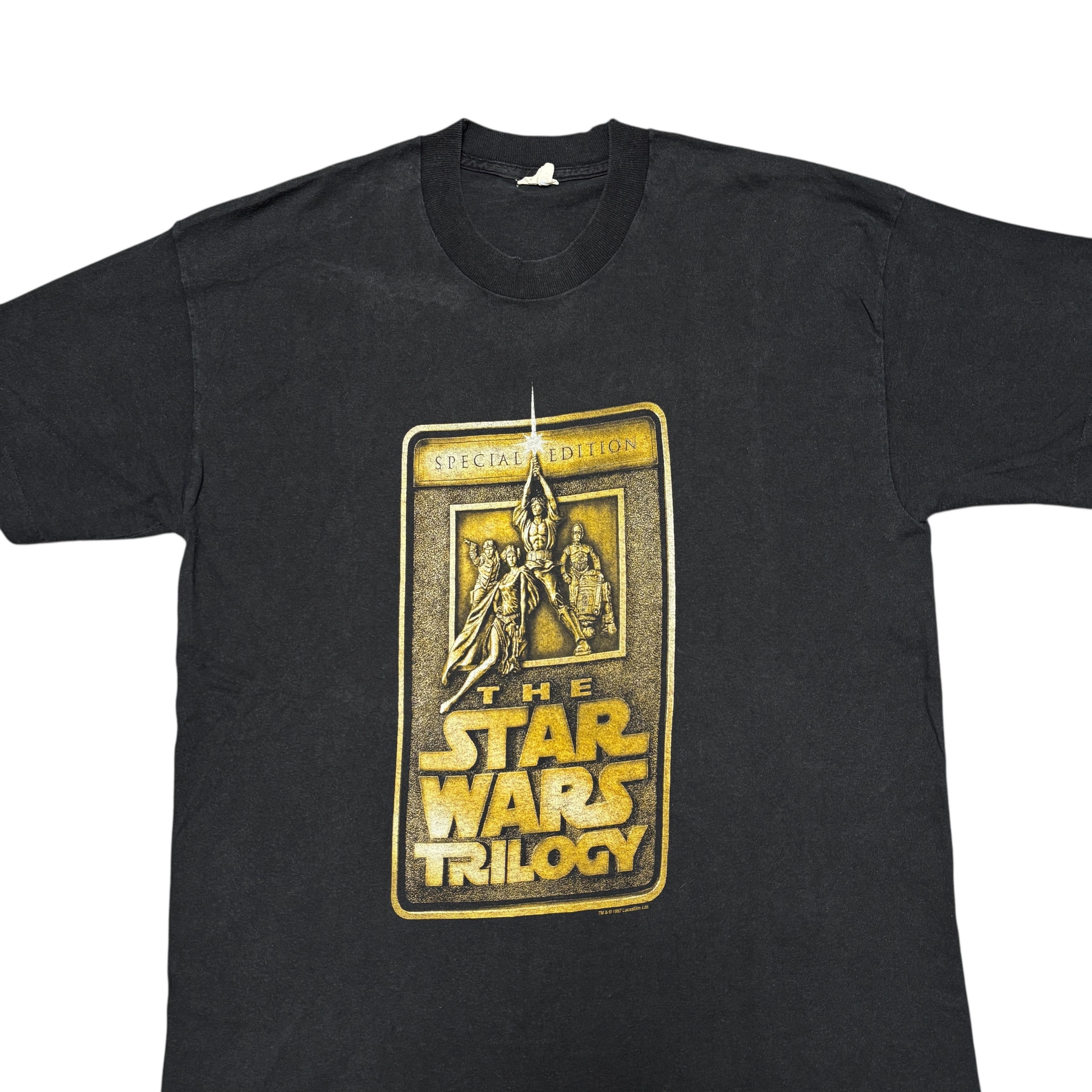 Star Wars × Vintage Vintage Star Wars Shirt Single Stitch Vintage Movie Shirt Size US L / EU 52-54 / 3 - 2 Thumbnail