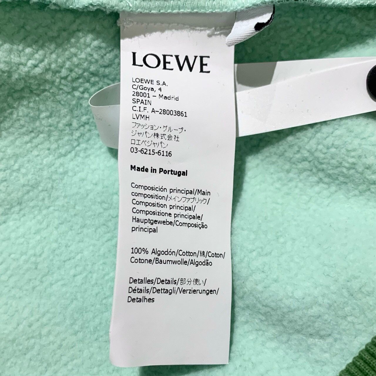 Loewe Loewe Embroidered Print Hooded Long-Sleeve Sweatshirt Size US S / EU 44-46 / 1 - 6 Thumbnail