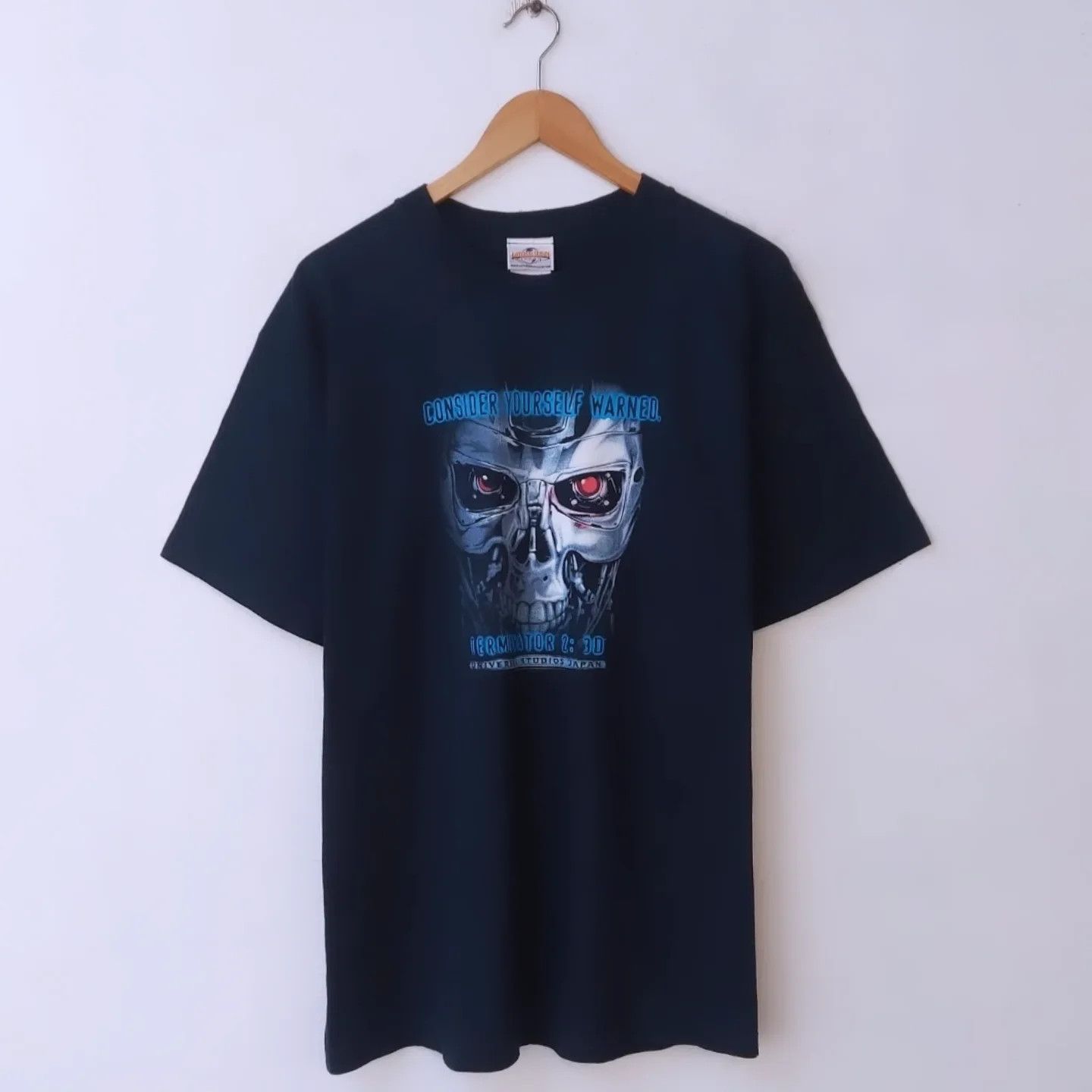 Universal Studios × Vintage Vintage 90s Terminator 2 Consider Yourself Warned Size US L / EU 52-54 / 3 - 1 Thumbnail