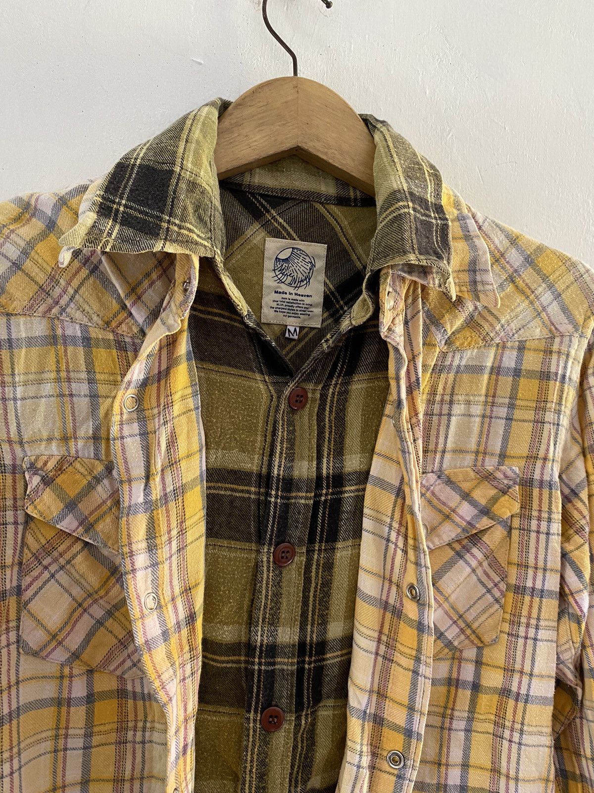 Beauty Beast × Japanese Brand Made in heaven double layers flanel button shirts cdg style Size US M / EU 48-50 / 2 - 2 Thumbnail