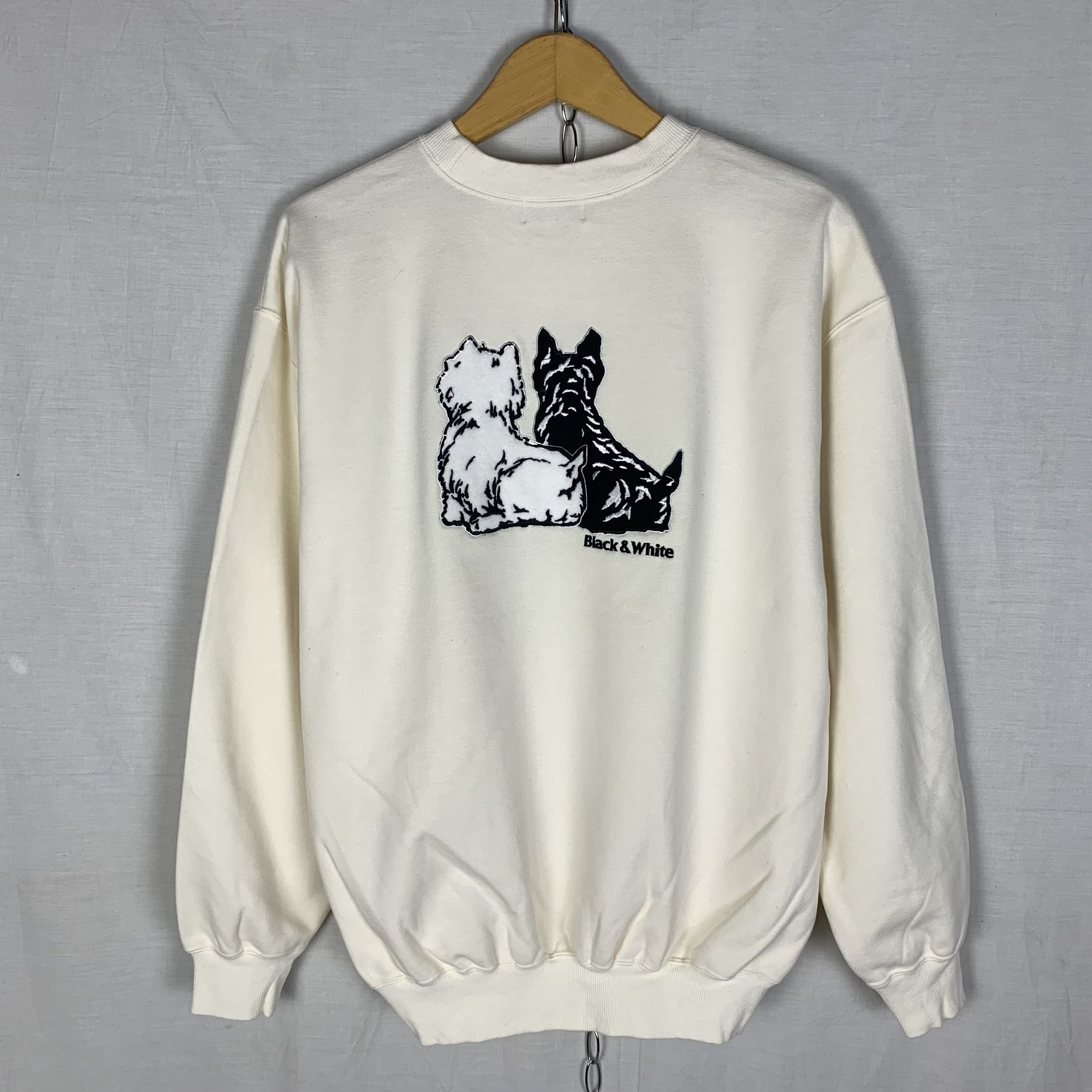 Vintage Black & White Sportswear Sweatshirt Crewneck Size US L / EU 52-54 / 3 - 1 Thumbnail