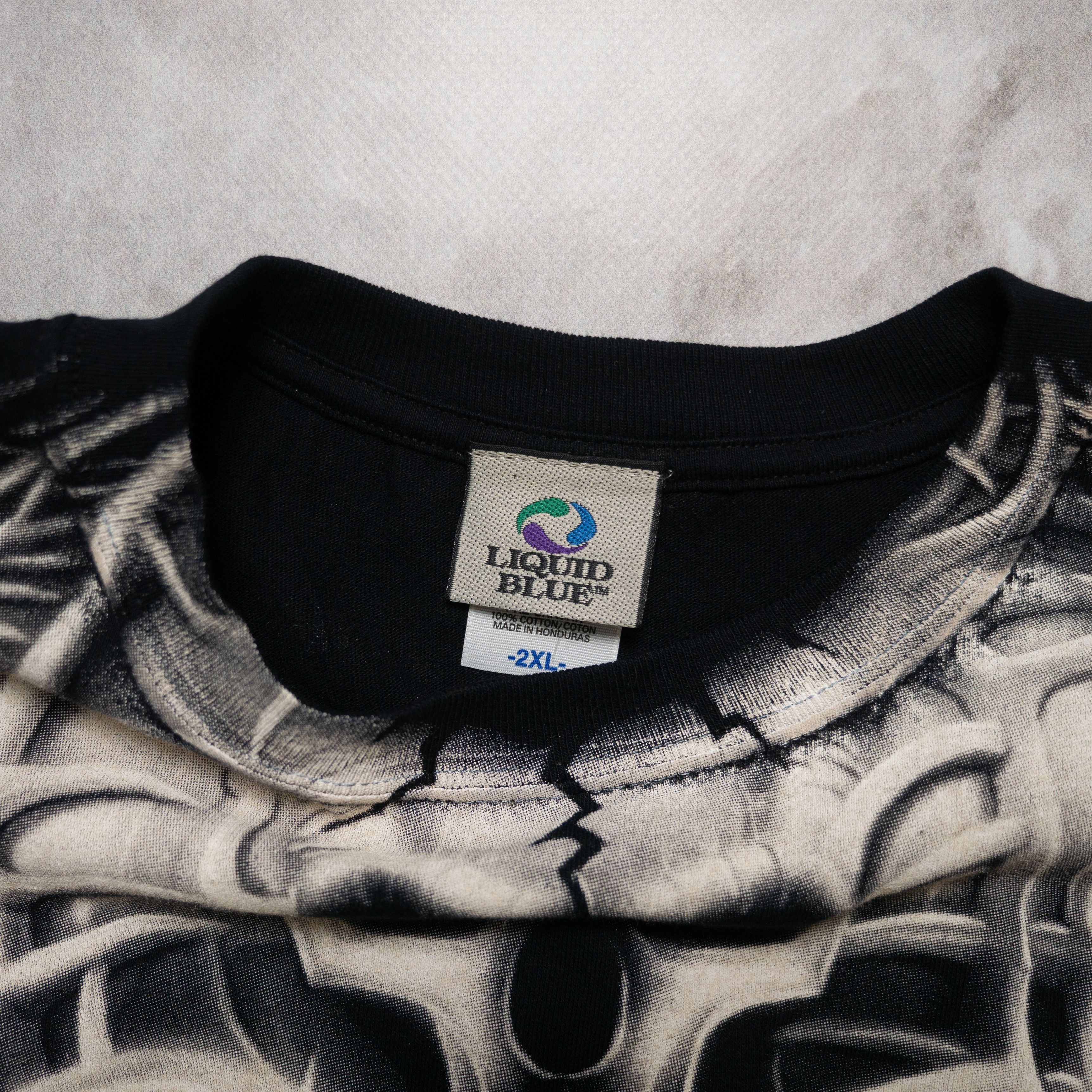 Liquid Blue × Vintage Vintage Liquid Blue Skull T-Shirt Deadstock 2XL New Size US XXL / EU 58 / 5 - 9 Thumbnail