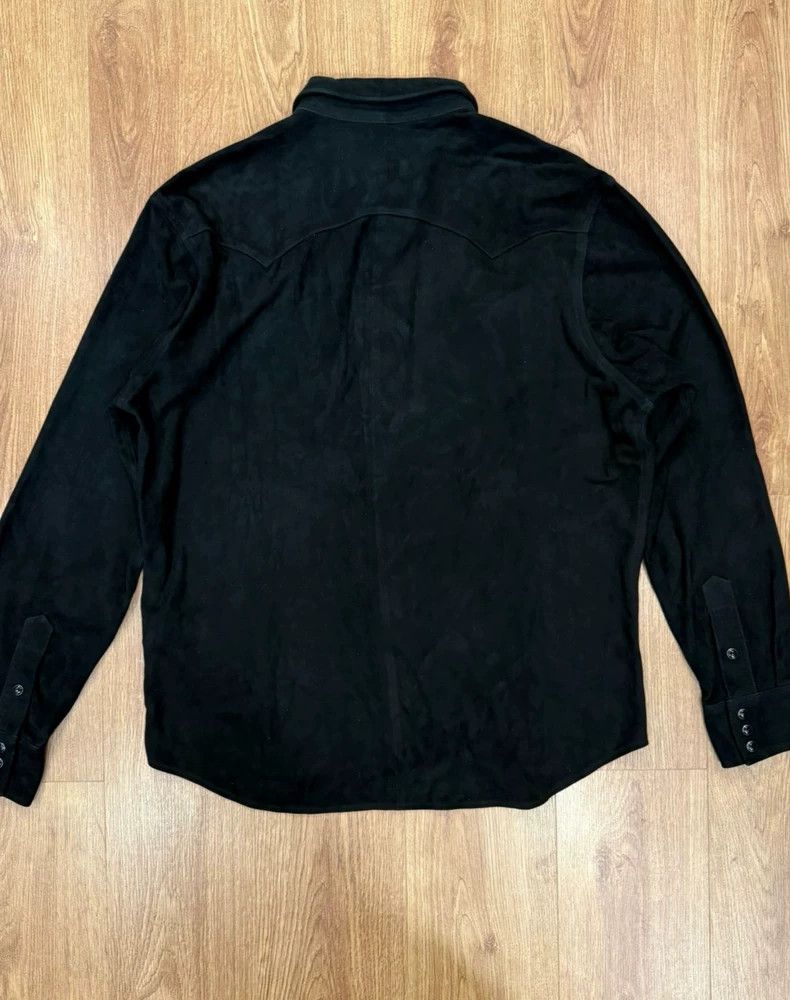 RRL Ralph Lauren RRL Ralph Lauren Fashion style leather shirt Size US XL / EU 56 / 4 - 4 Thumbnail