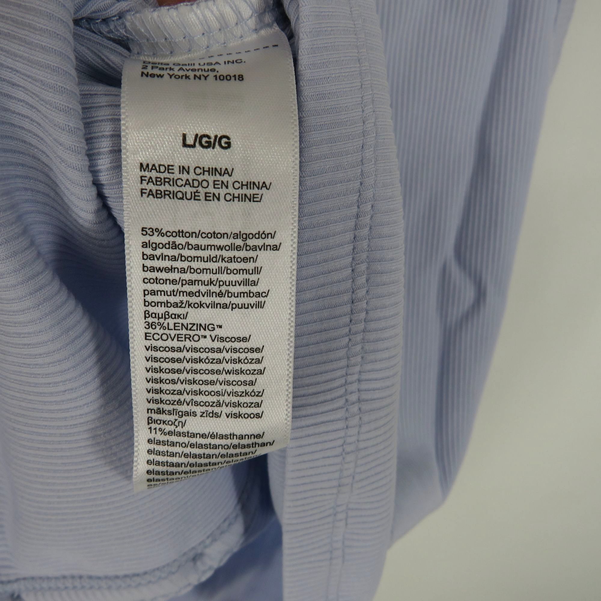 Other Florence By Mills Light Blue Ribbed Button-Up Tank Top Large Size L / US 10 / IT 46 - 5 Thumbnail