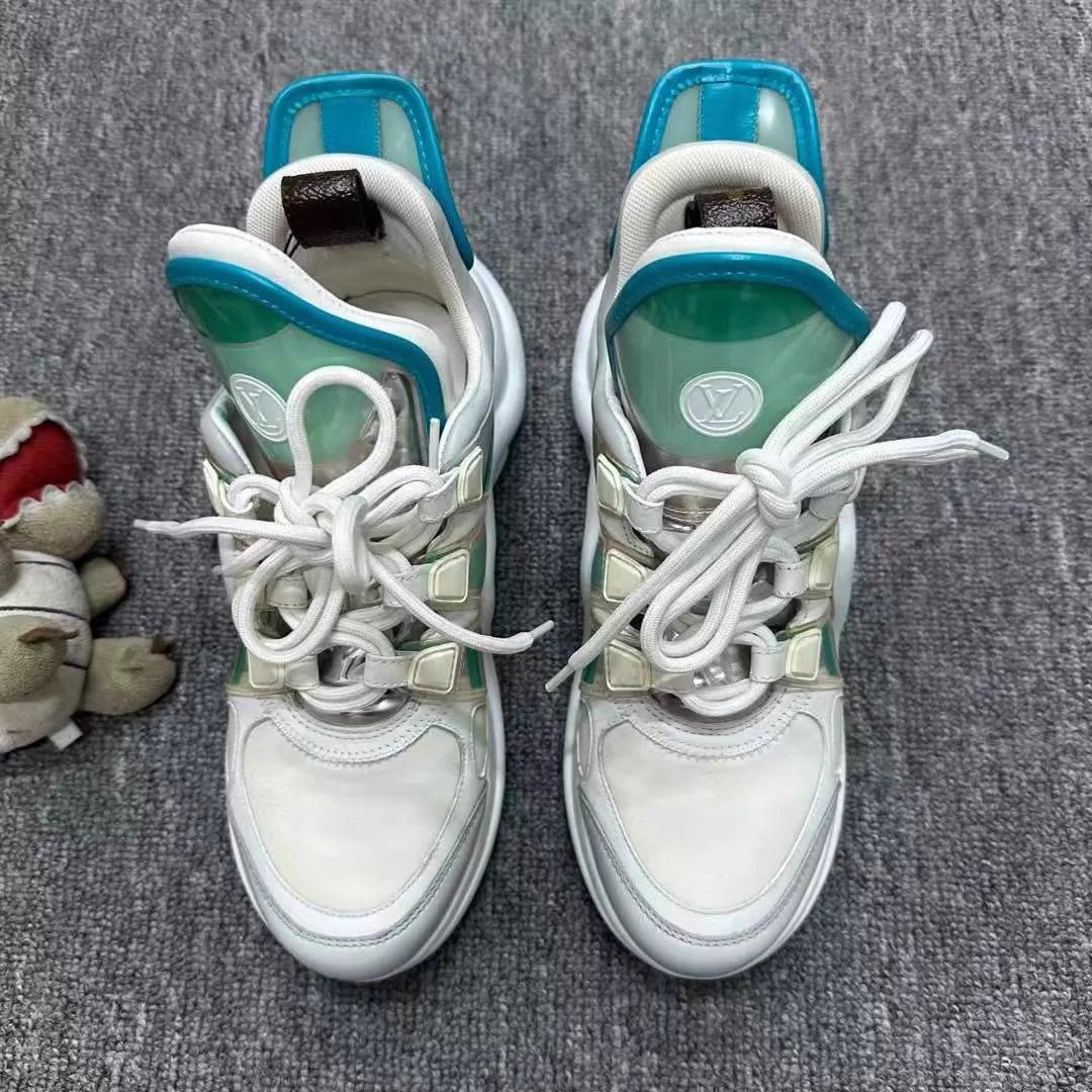 Louis Vuitton Louis Vuitton Dad Sneakers Jelly Green 36 98 New Size US 5.5 / IT 35.5 - 4 Thumbnail