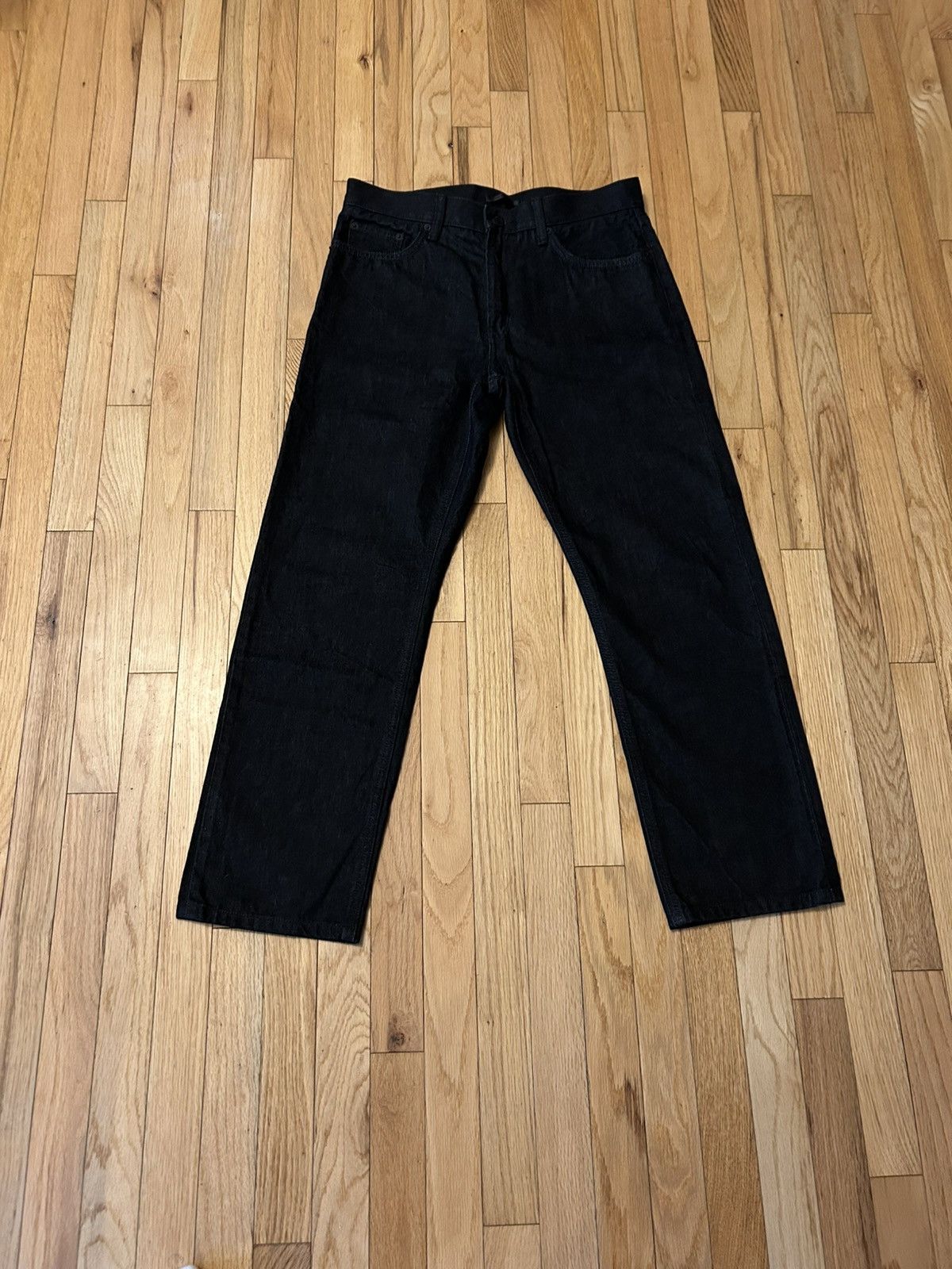 Helmut Lang X Uniqlo Black Denim Jeans
