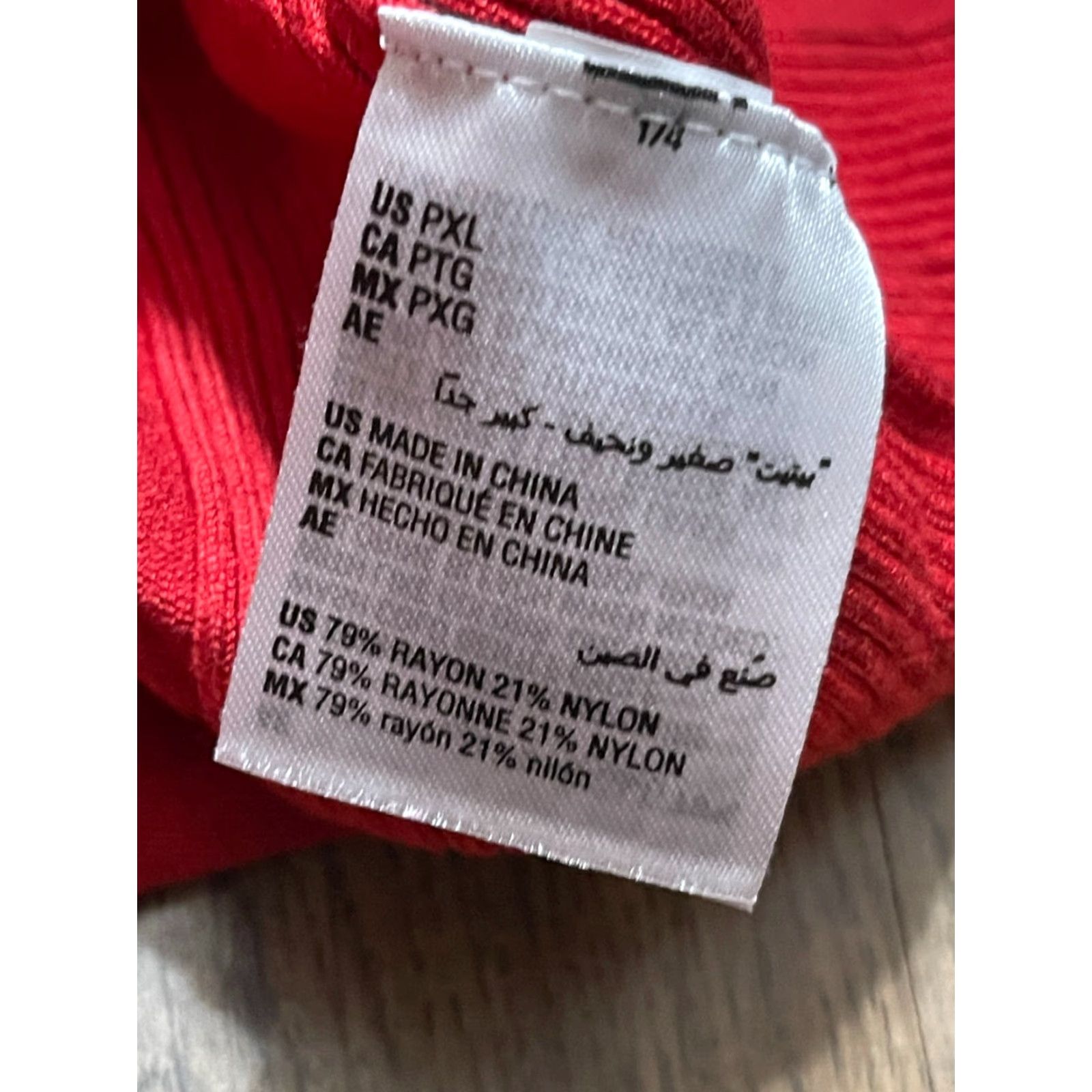 JM Collection JM Collection Shirt Women's XL Petite Red Cheetah Print Long Sleeve Shirt T-Shirt Casual Fall Spring Summer Women Size XL / US 12-14 / IT 48-50 - 7 Thumbnail