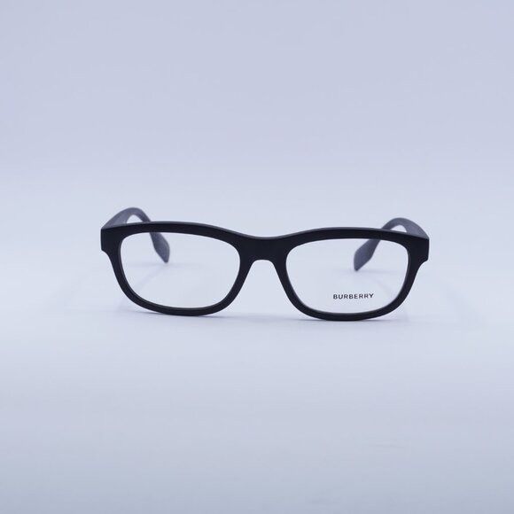 Burberry Burberry BE2385U 3464 Eyeglasses Black 56mm Rectangle Frame Size ONE SIZE - 3 Thumbnail
