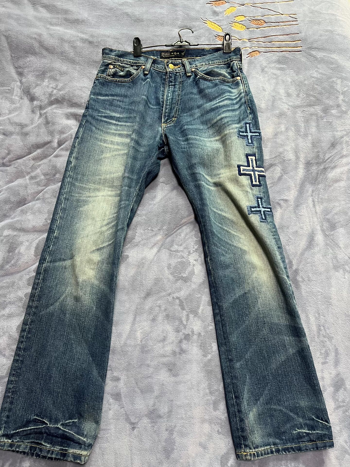 Polo Ralph Lauren Polo Ralph Lauren Laser Washed Jeans Size US 29 - 1 Thumbnail