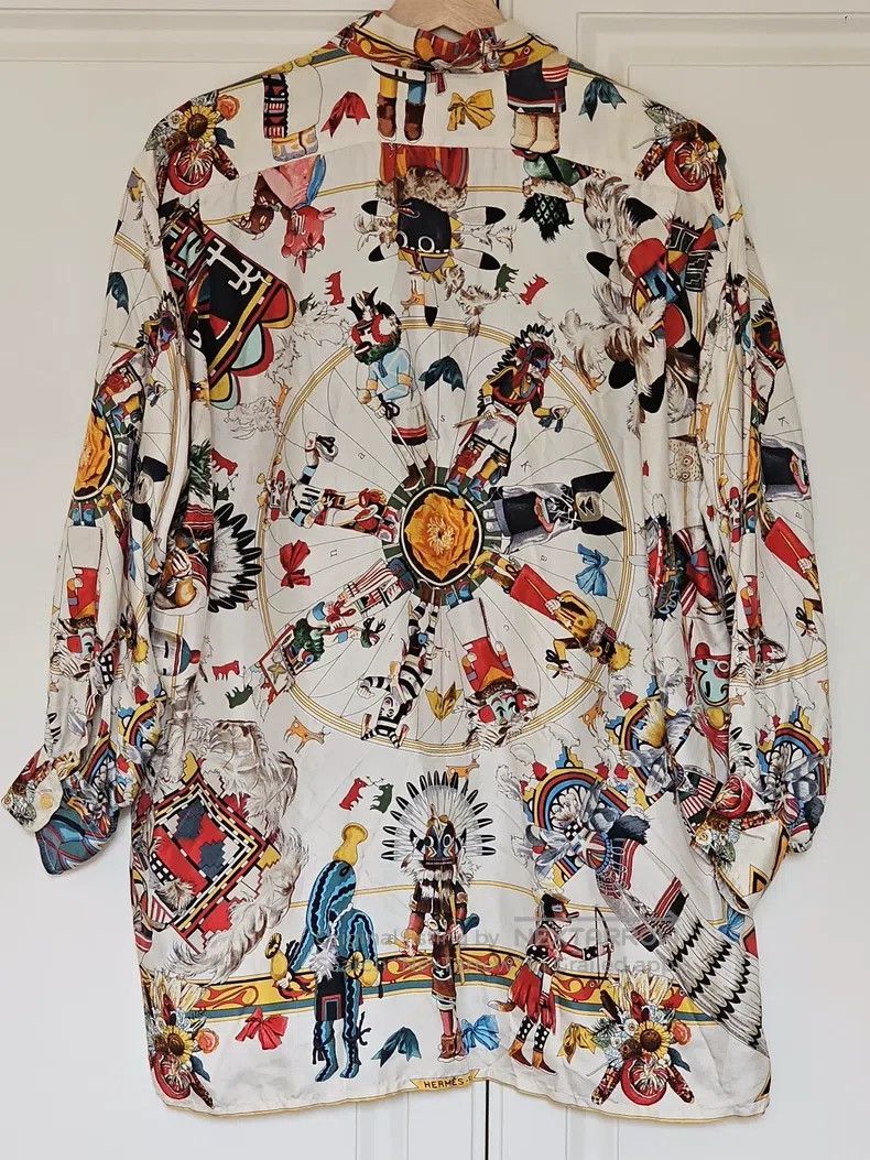 Hermes Hermes Silk shirt Size US S / EU 44-46 / 1 - 2 Thumbnail