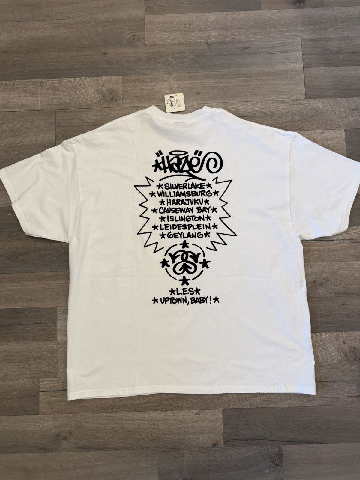 Haze × Pro-Keds × Stussy Vintage Stussy x Haze World Tour T-Shirt Limited Edition Size US XXL / EU 58 / 5 - 2 Thumbnail