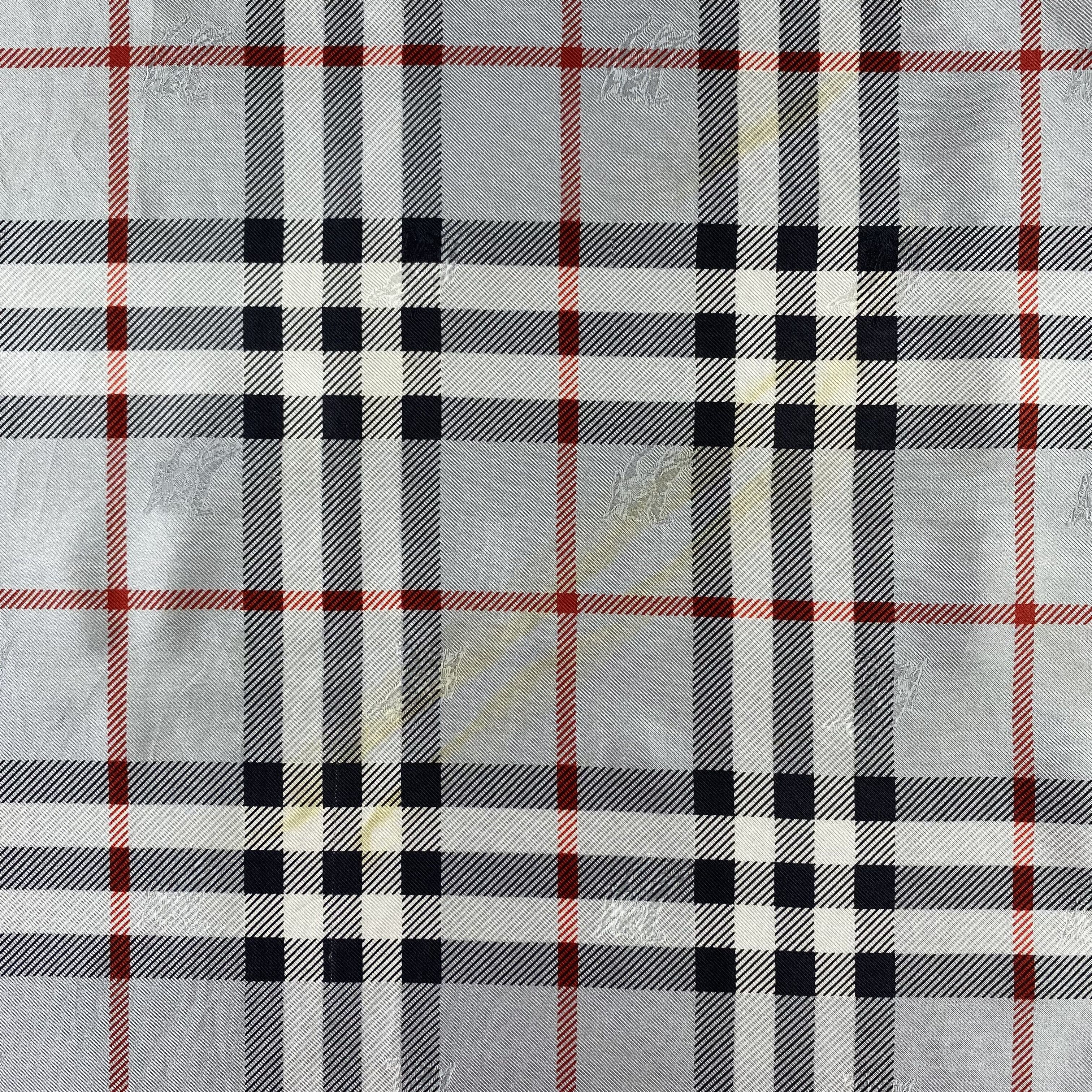 Burberry × Vintage Vintage Burberry Silk Scarf Neck Wrap Muffler Size ONE SIZE - 4 Thumbnail