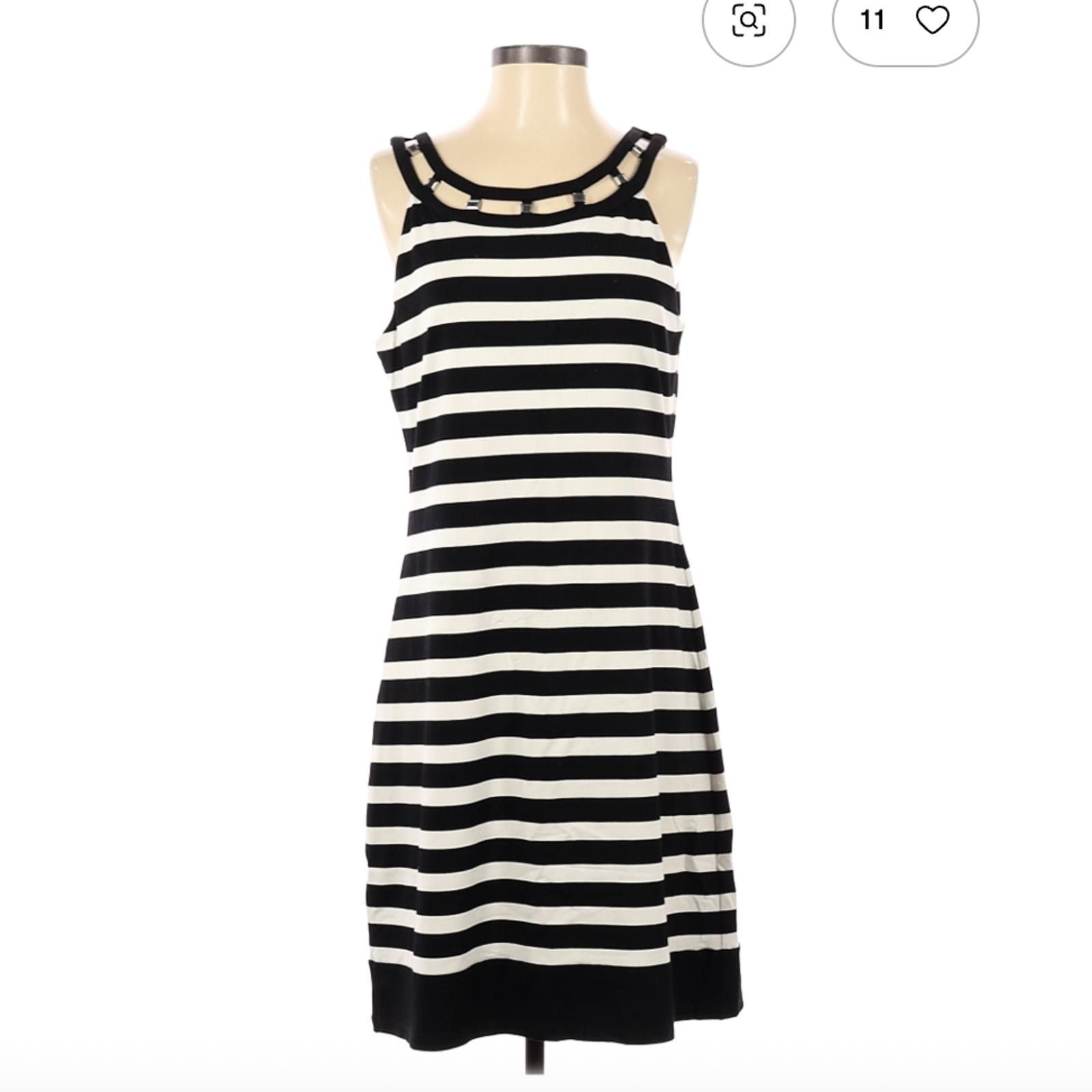 Other White House Black Market Black and White Striped Casual M Size M / US 6-8 / IT 42-44 - 1 Thumbnail