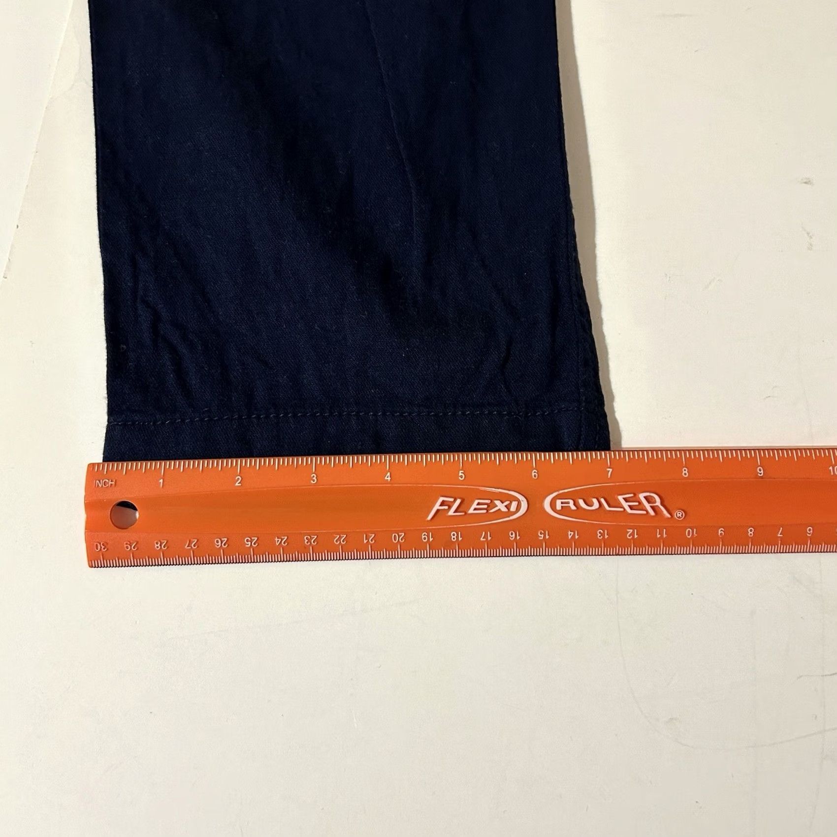 Gap Gap Easy Pant Women Medium Navy Blue Pull On Elastic Waist Drawstring 32x24 Casual Modern Knit Cotton Rayon Pockets Straight Size 32" / US 10 / IT 46 - 3 Thumbnail