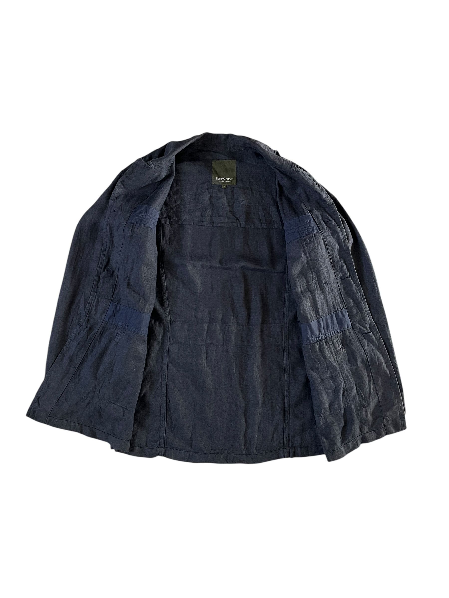Henry Cotton's Henry Cotton’s Made in Italy Utility Navy Linen Jacket Size US S / EU 44-46 / 1 - 6 Thumbnail