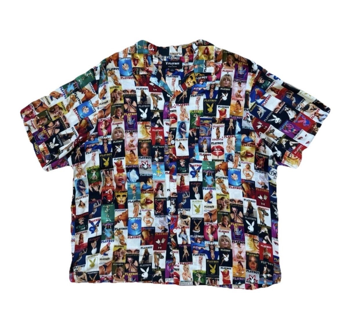 Playboy Playboy Camp Collar Collage Pacsun Shirt Size Large Size US L / EU 52-54 / 3 - 1 Thumbnail