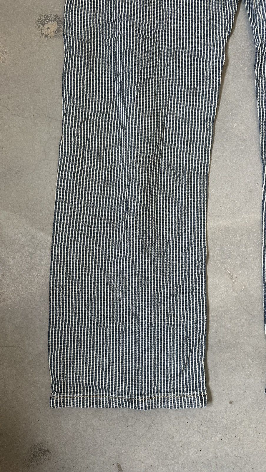 Japanese Brand JAPAN HICKORY DISTRESSED PANT Size US 34 / EU 50 - 12 Thumbnail