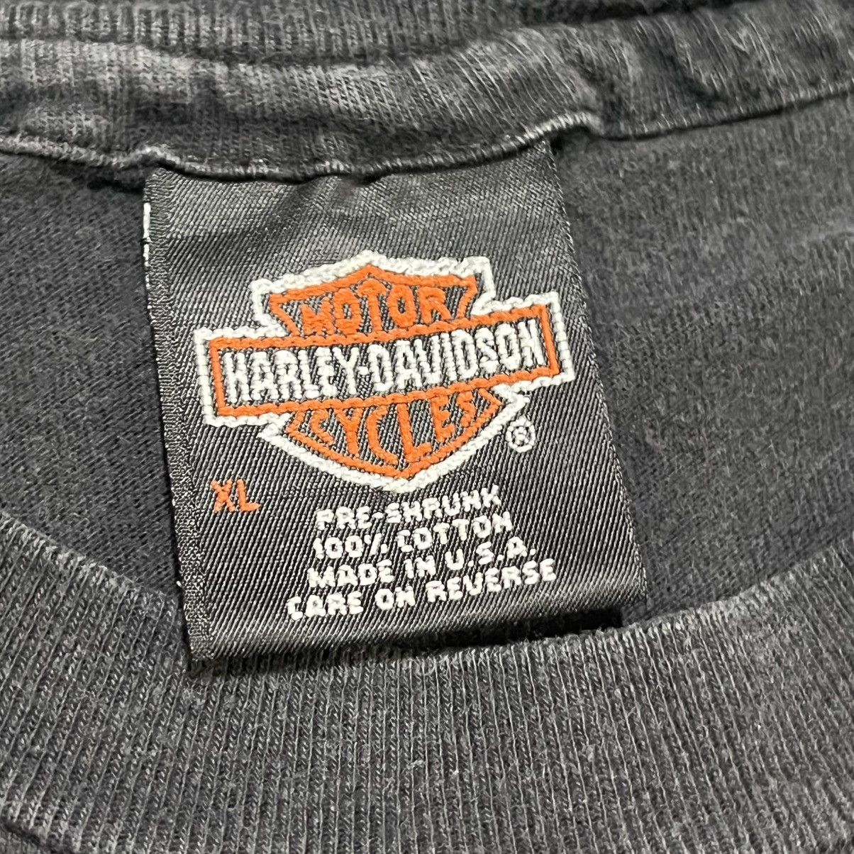 Harley Davidson Vintage Faded Harley Davidson Big Logo Biker Tee Shirt XL Size US XL / EU 56 / 4 - 8 Thumbnail