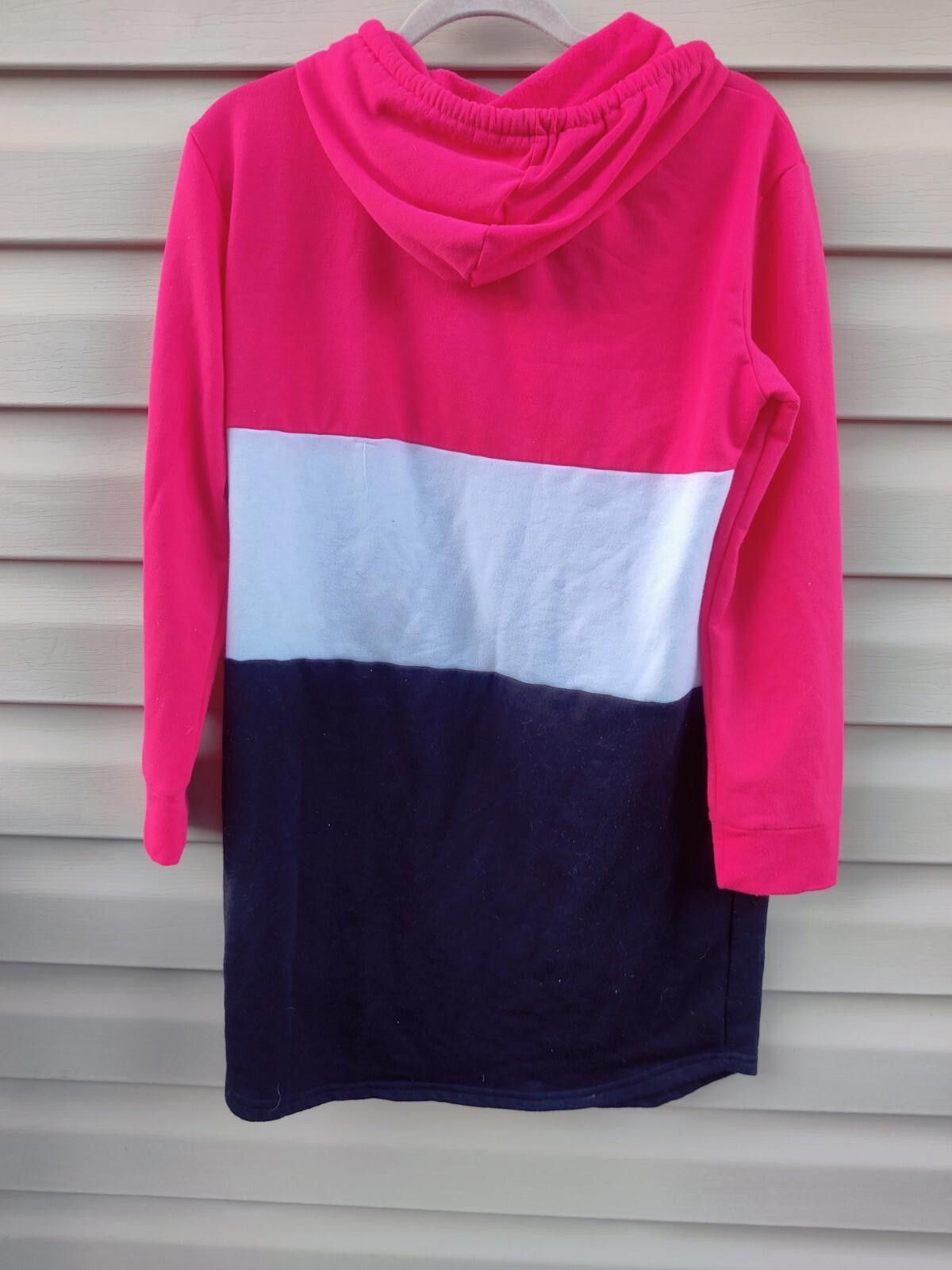 Other No Boundaries Juniors Hooded Triple Stack Dress Tunic Large Size L / US 10 / IT 46 - 4 Thumbnail