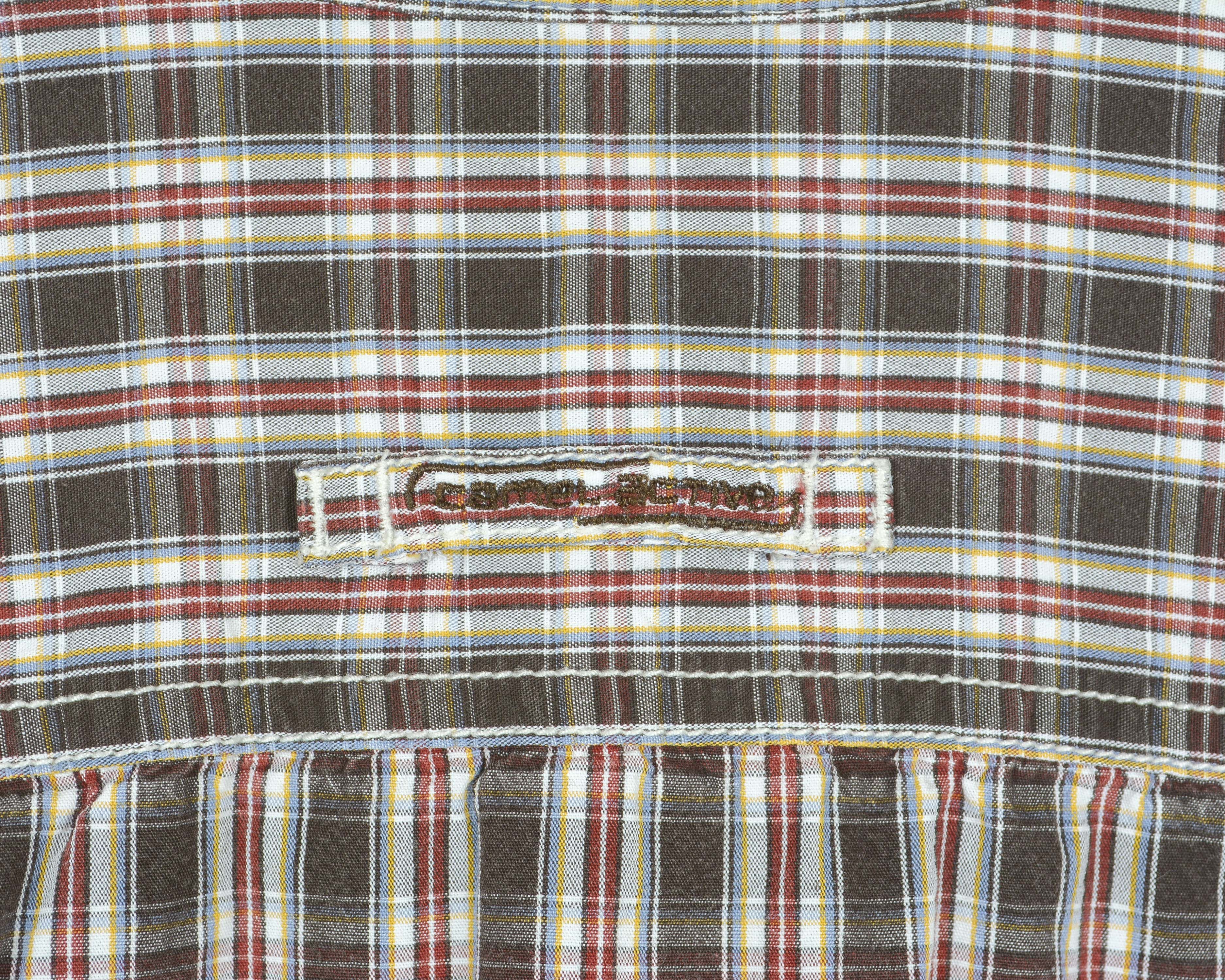 camel active Mens Large Casual Cotton Long Sleeved L Check Herren Hemd Size US L / EU 52-54 / 3 - 4 Thumbnail