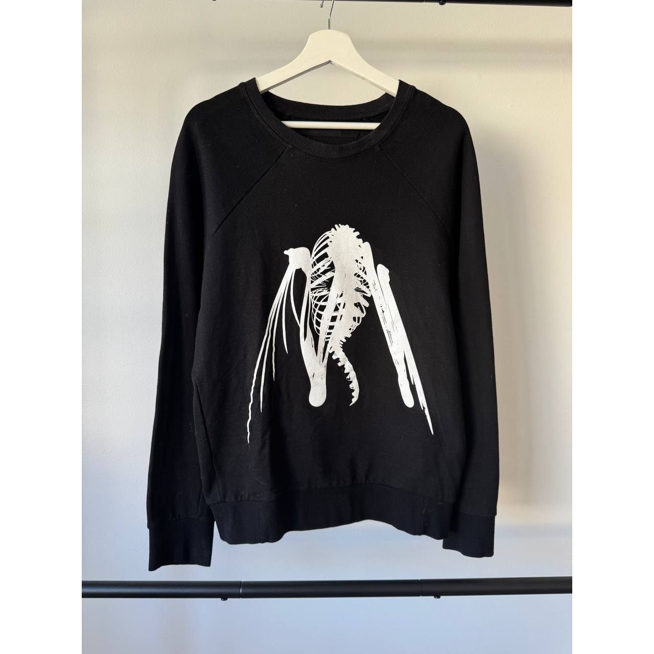 Julius Julius 7 Nilos Tri Angle Skeleton Bird Japanese Sweater | Grailed