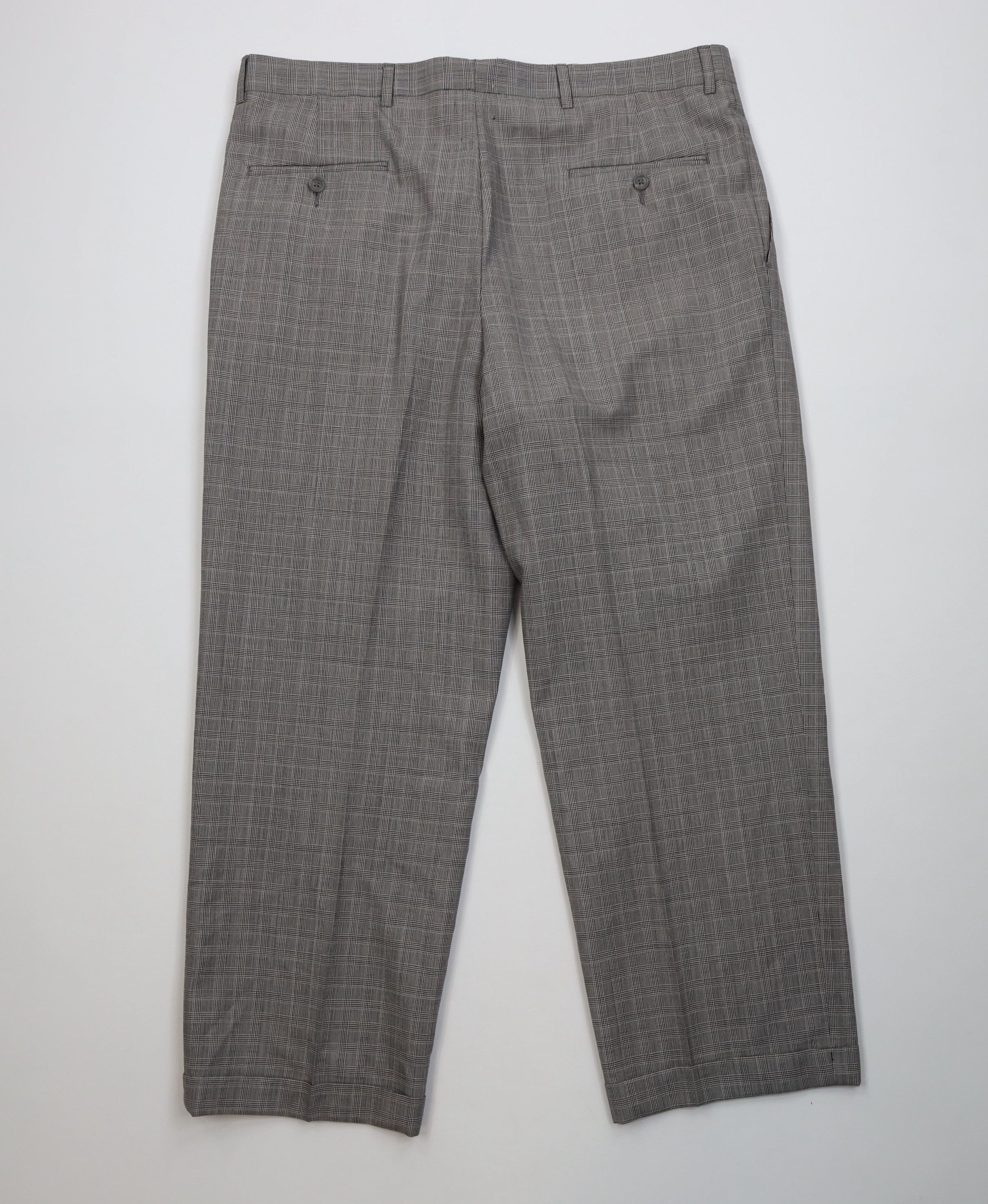Vintage Vintage 90s Streetwear Wide Leg Chino Pants Houndstooth Size US 36 / EU 52 - 10 Thumbnail