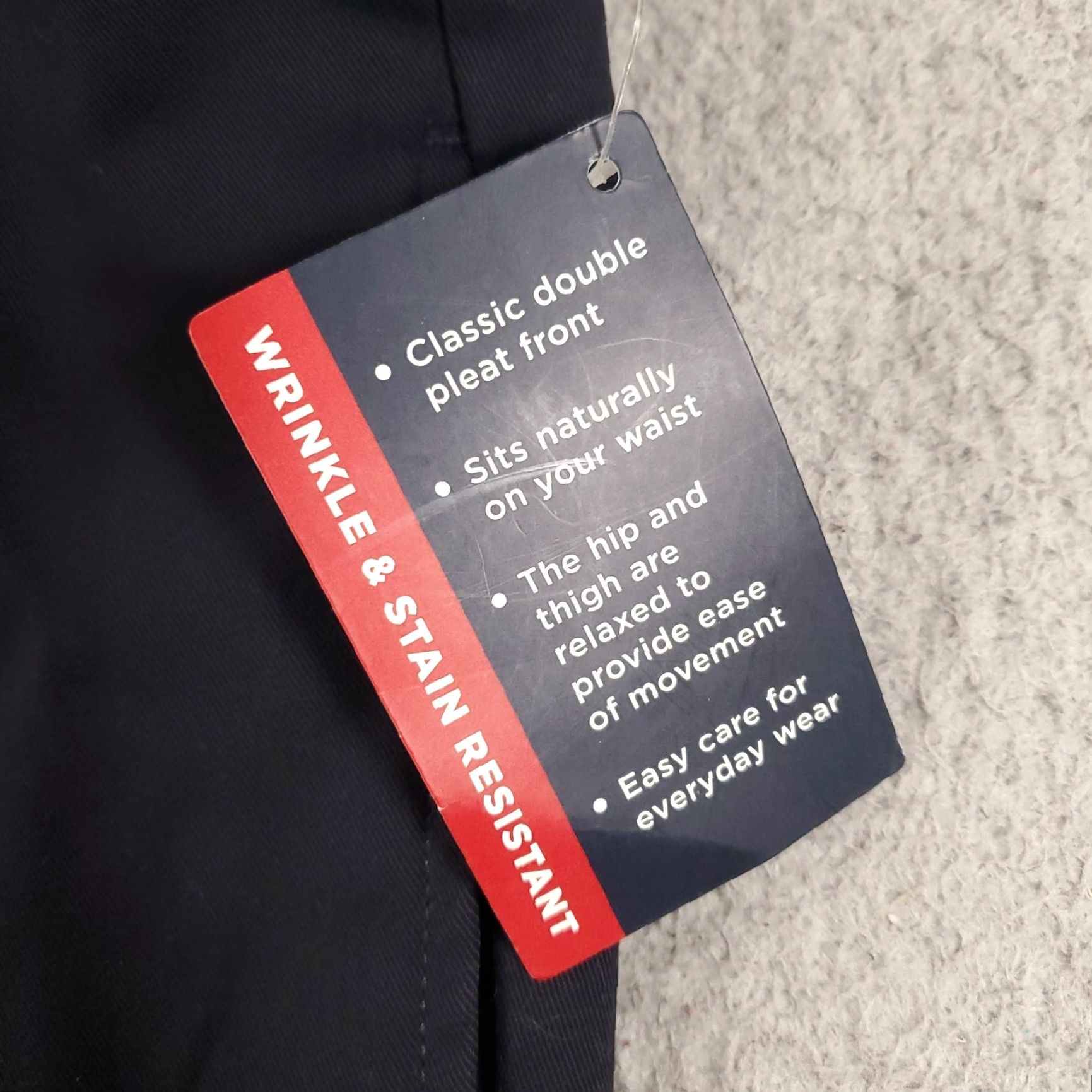 Chaps Chaps Men's Dress Pants 38x29 Black Wool Blend Slim Fit Casual Business Size US 38 / EU 54 - 7 Thumbnail