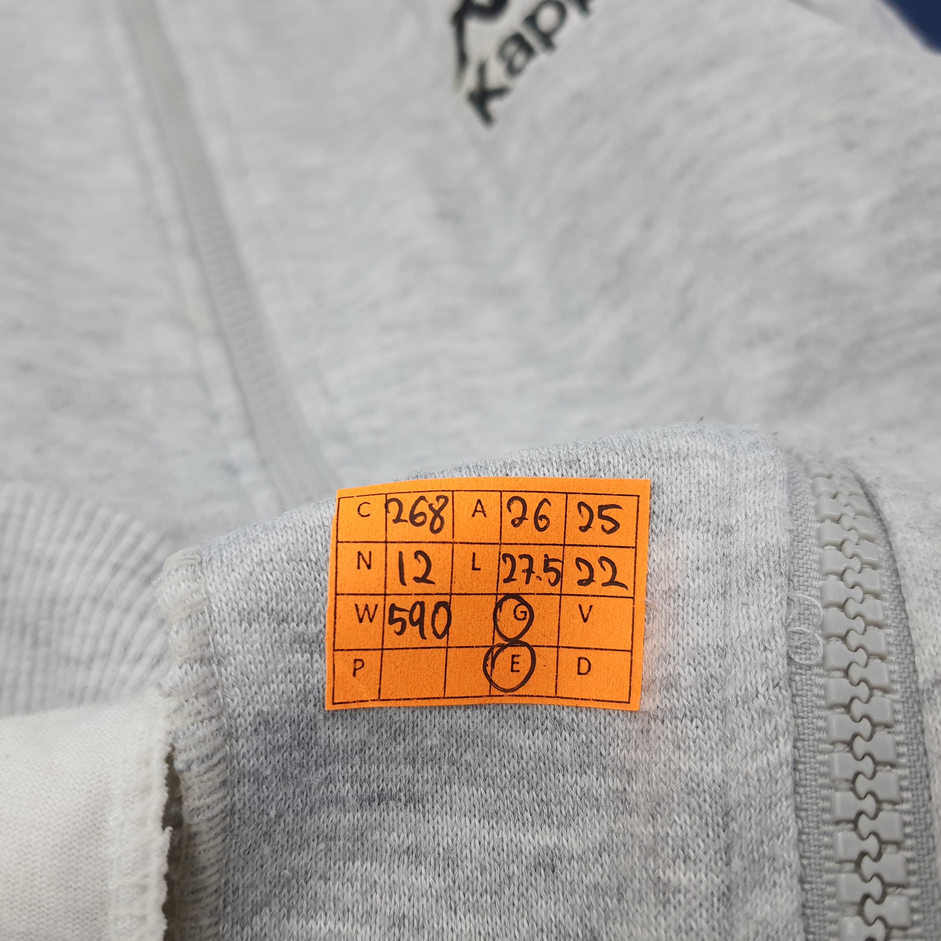 Kappa Vintage Kappa Italian Sportswear Zipper Sweatshirt C268N12 Size US XL / EU 56 / 4 - 9 Thumbnail