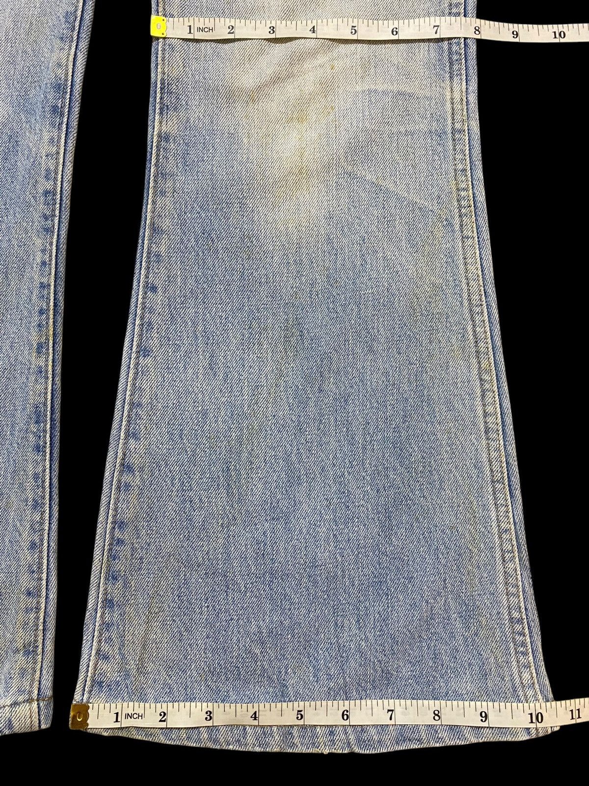 Tornado Mart Vintage Big John 70’s Fade Grunge Distressed Flare Jeans Size US 32 / EU 48 - 16 Thumbnail