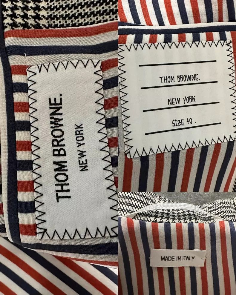 Thom Browne Thom Browne Butterfly knot plaid suit behind Size S / US 4 / IT 40 - 5 Thumbnail