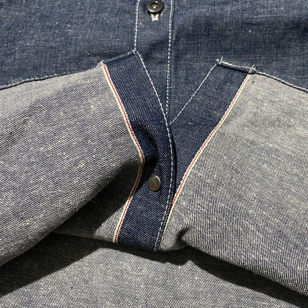 Other Marius petrus selvedge denim shirt Size US L / EU 52-54 / 3 - 4 Thumbnail