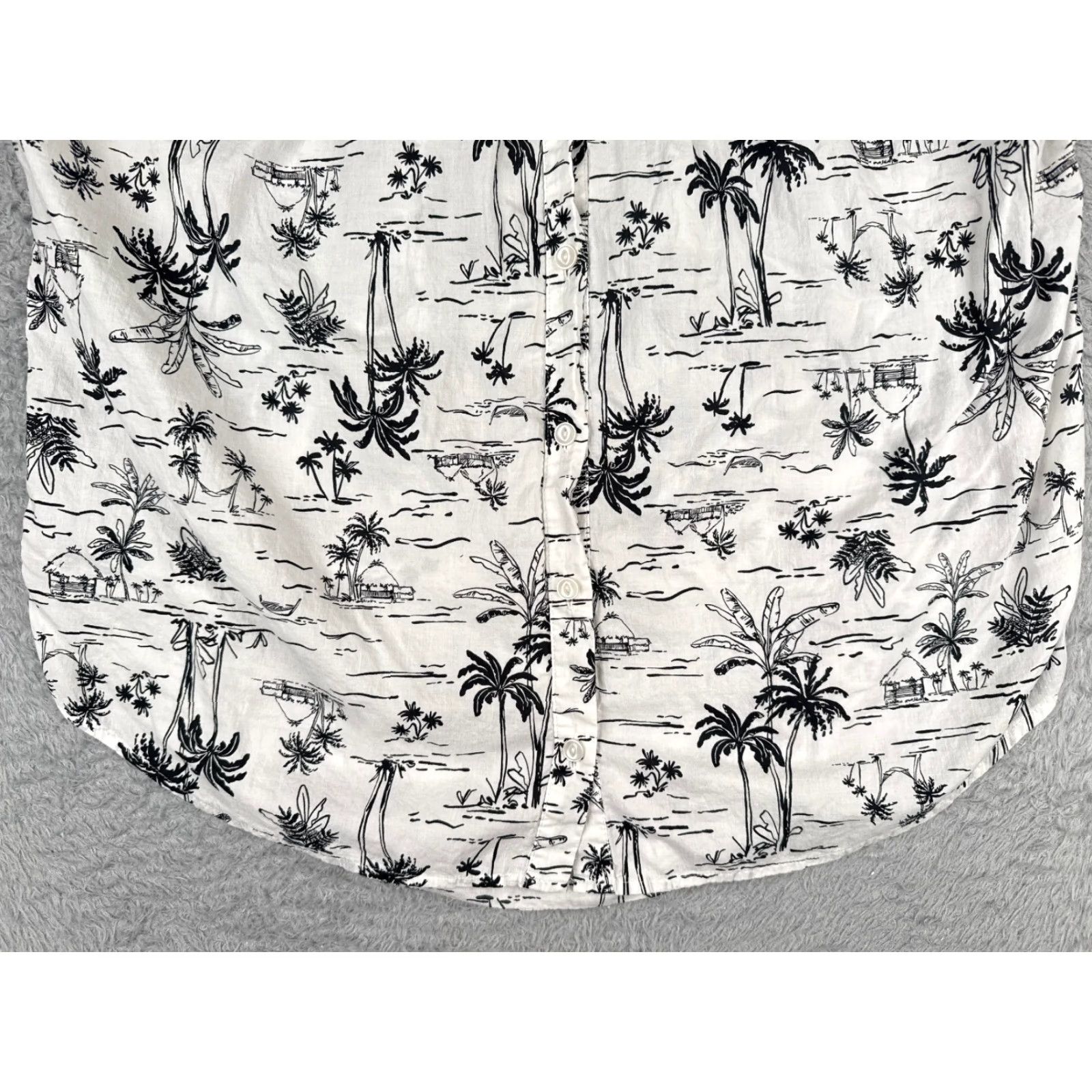 Vintage Vintage Ana A New Approach Hawaiian Shirt Women Large White Cotton Blend Floral 90s Size L / US 10 / IT 46 - 5 Thumbnail
