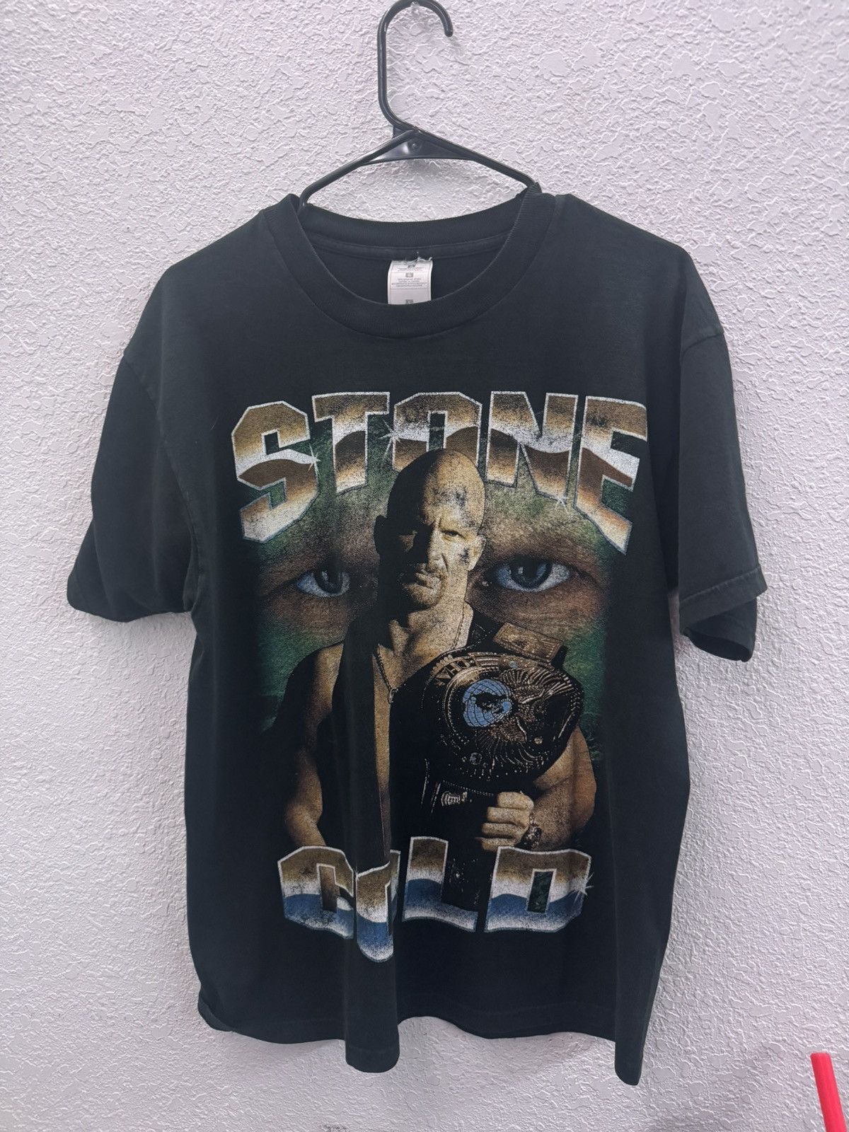 Other 90s Crazy Stone Cold Steve Austin Rap Tee Size US L / EU 52-54 / 3 - 3 Thumbnail